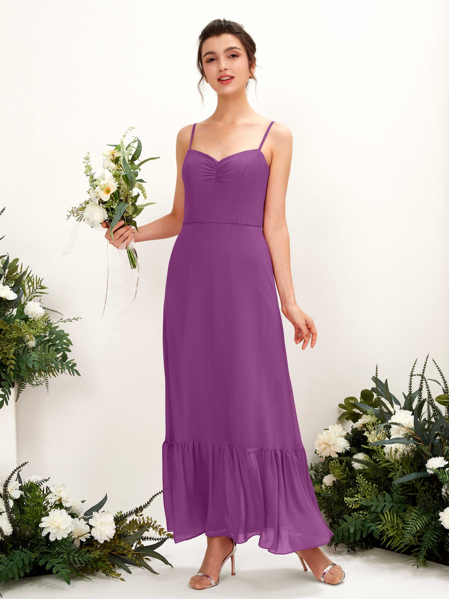 Delia Purple Sleeveless Maxi Dress