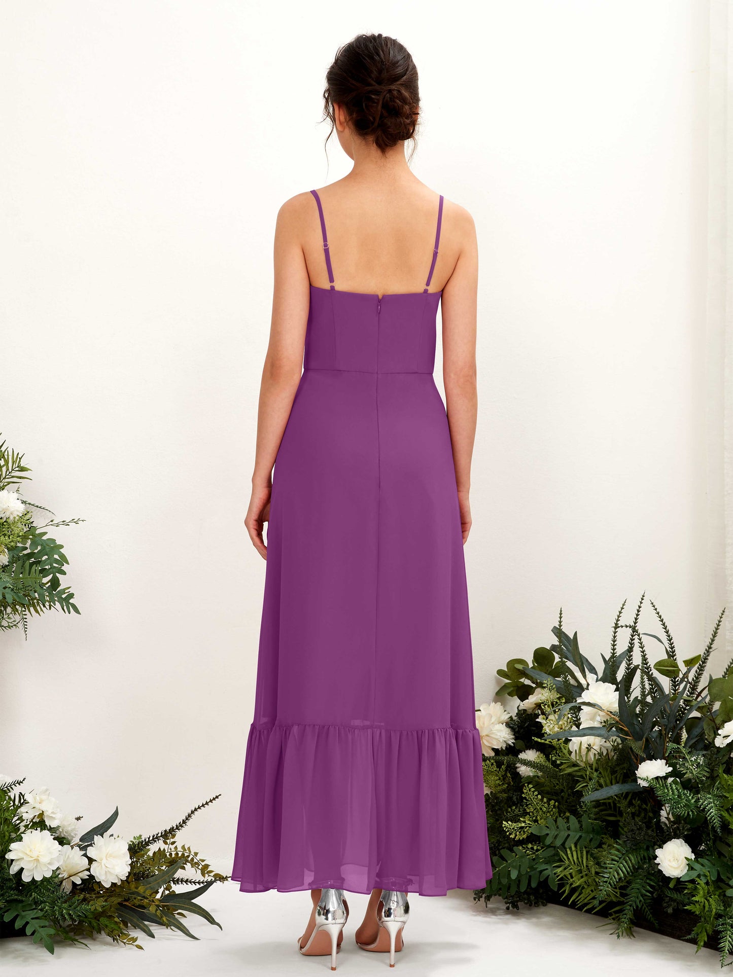 Delia Purple Sleeveless Maxi Dress