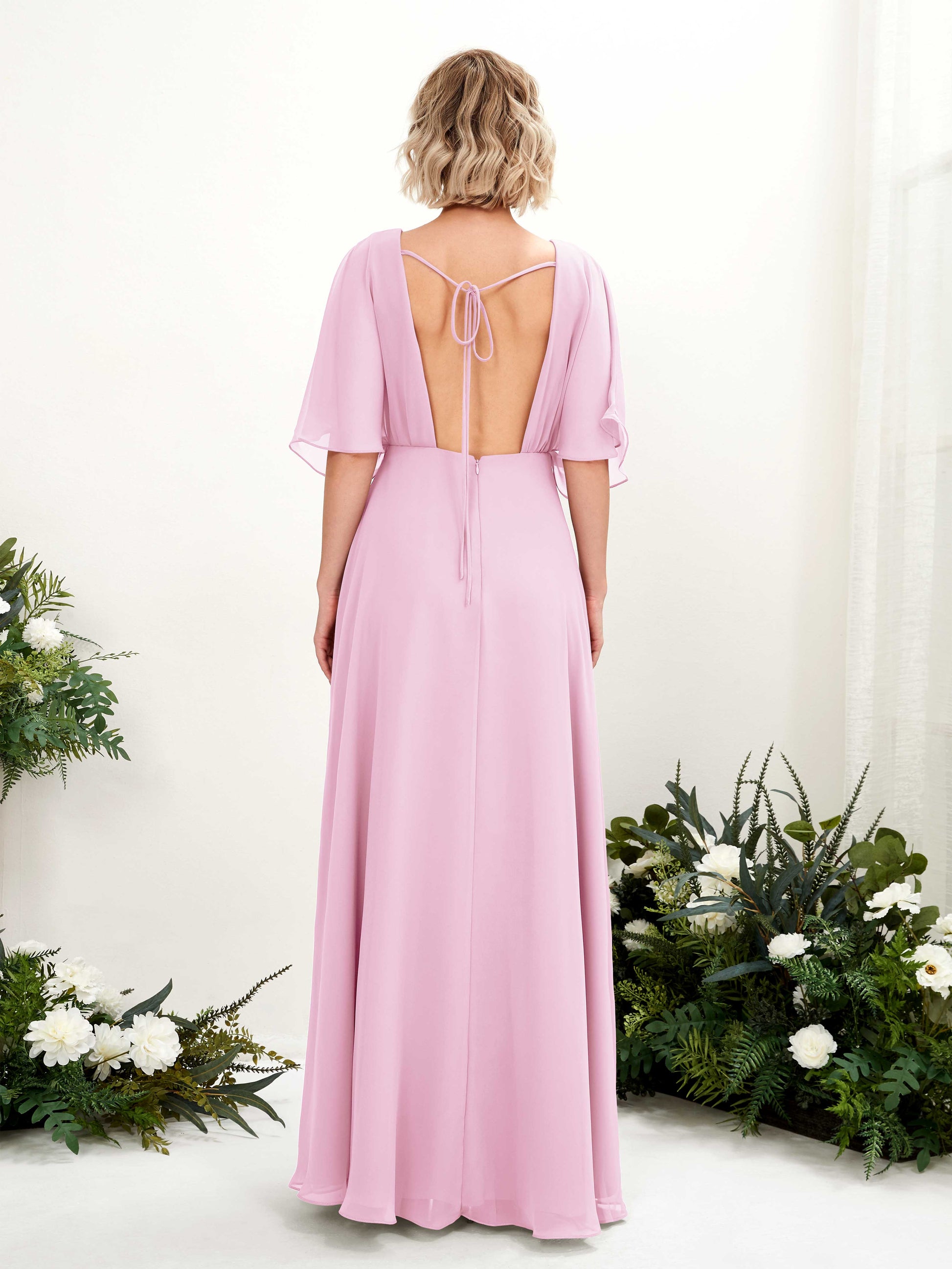 Dhea Candy Pink Maxi Dress