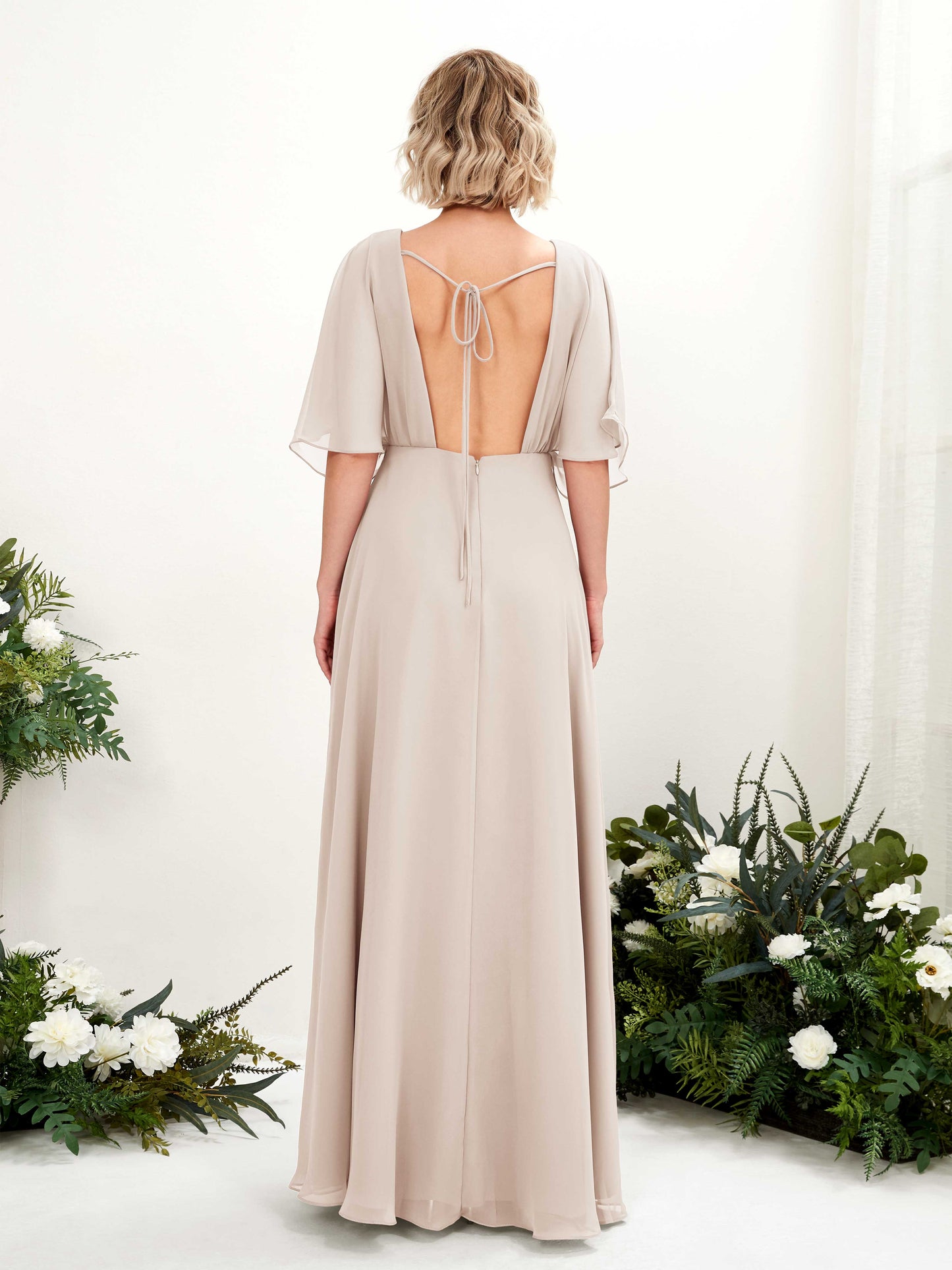 Dhea Champagne Maxi Dress