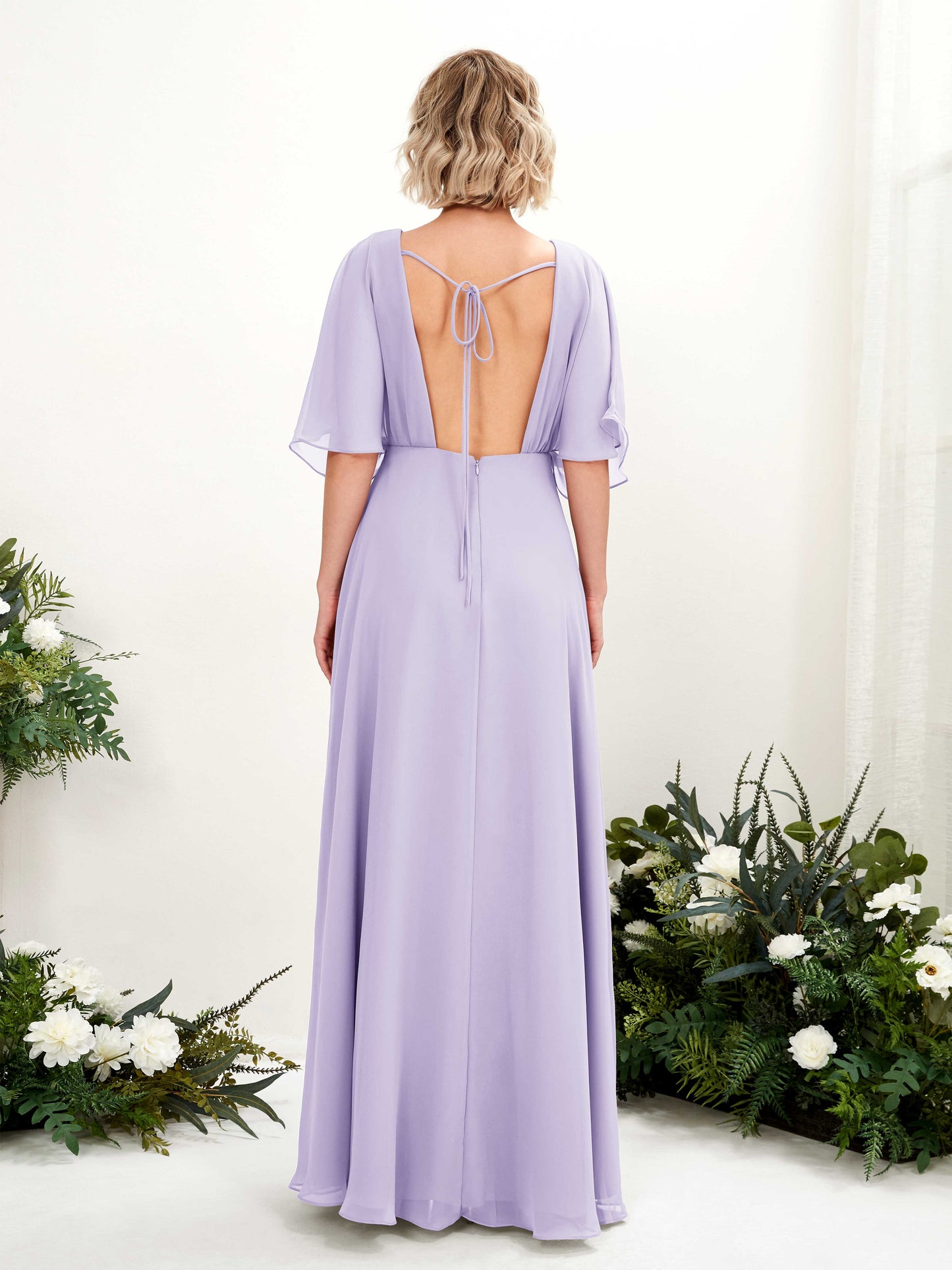 Dhea Lilac Maxi Dress