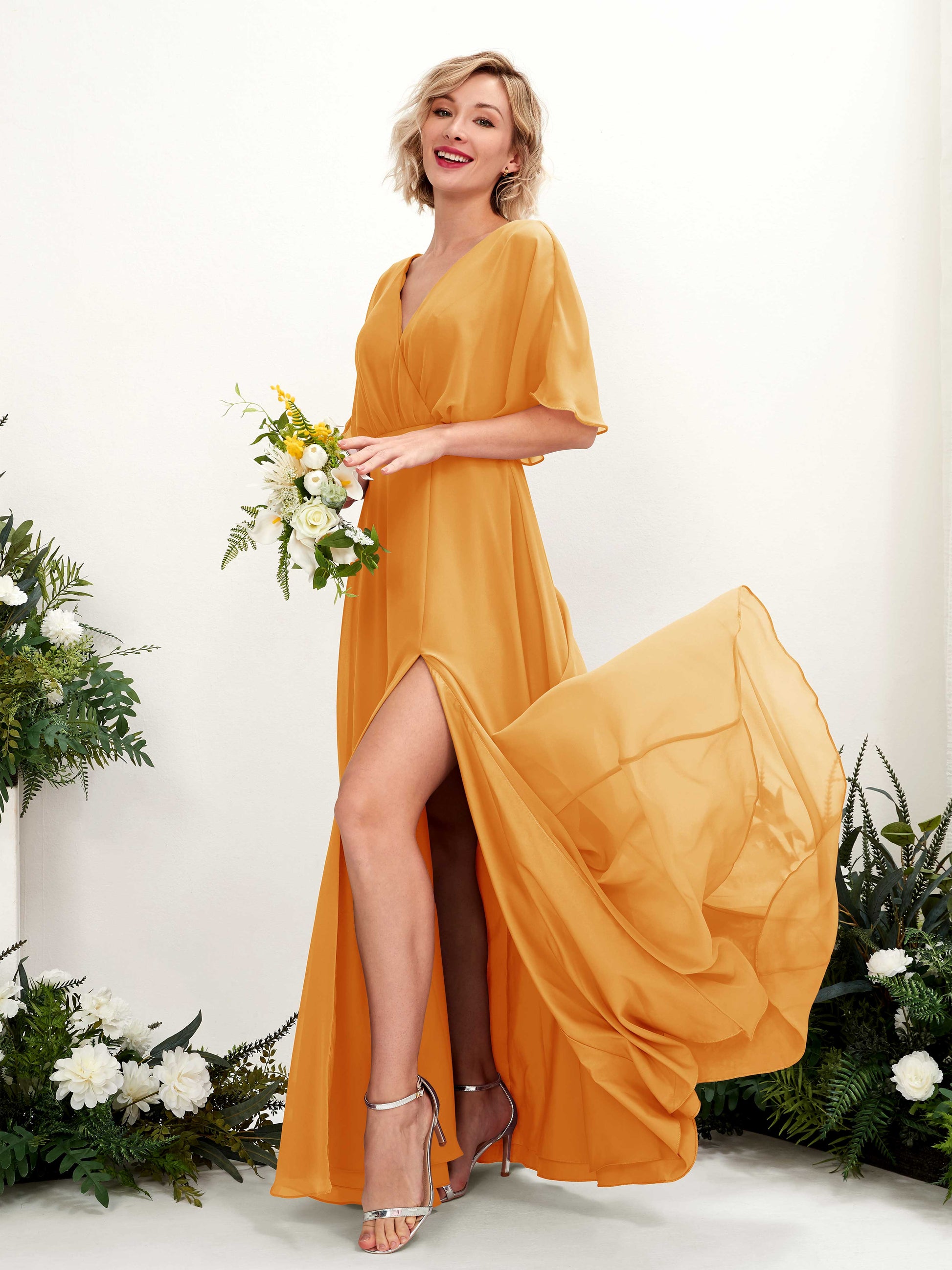 Dhea Mango Maxi Dress