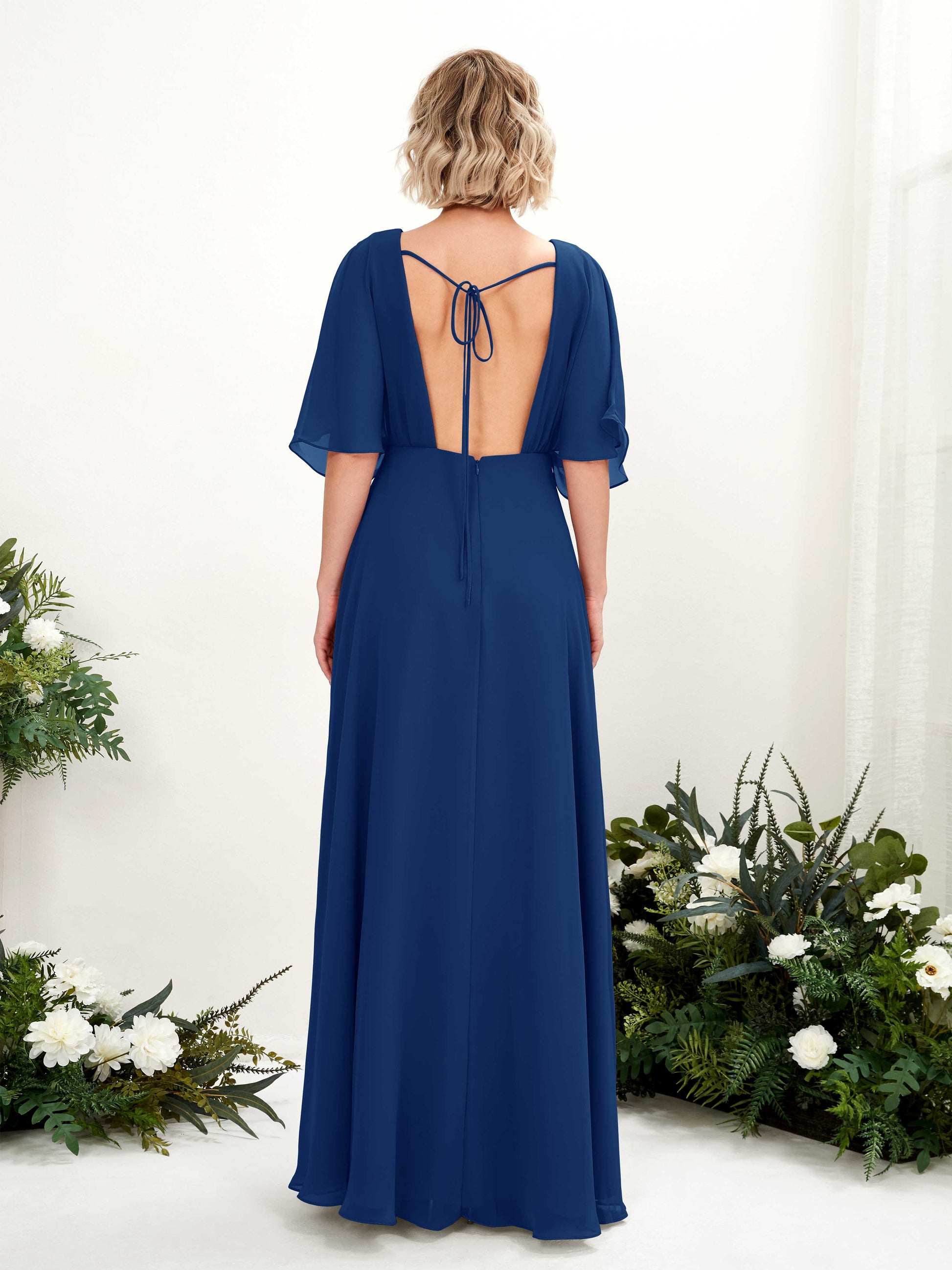 Dhea Royal Blue Maxi Dress