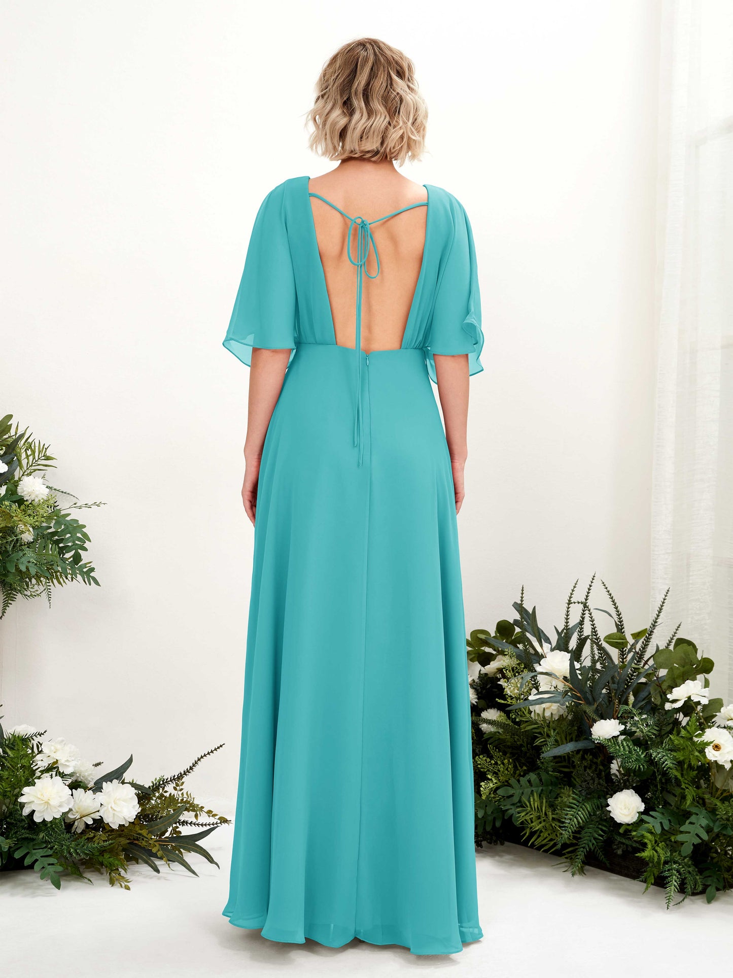 Dhea Turquoise Maxi Dress