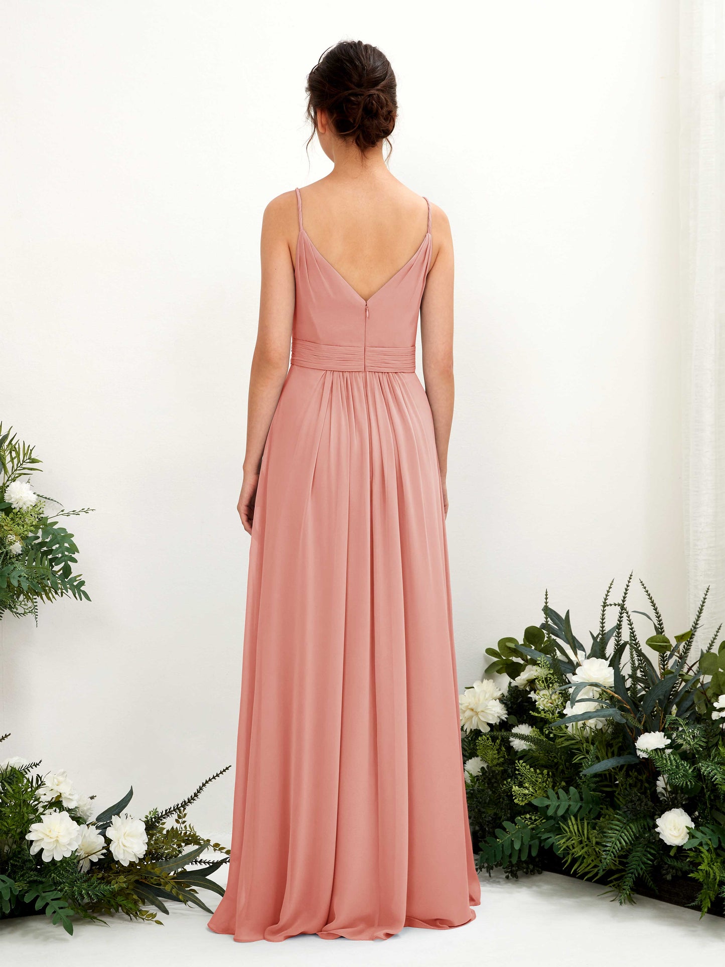 Dira Champagne Rose Sleeveless Maxi Dress