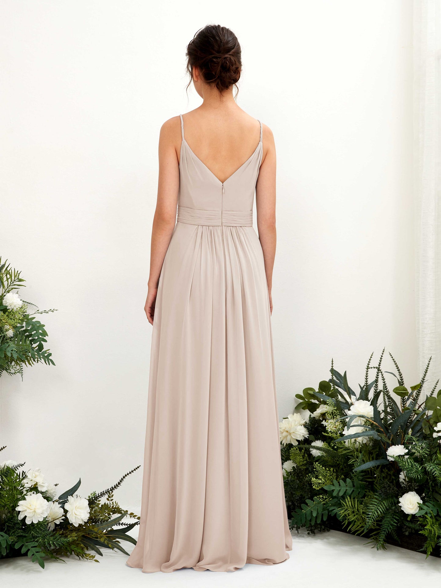 Dira Champagne Sleeveless Maxi Dress