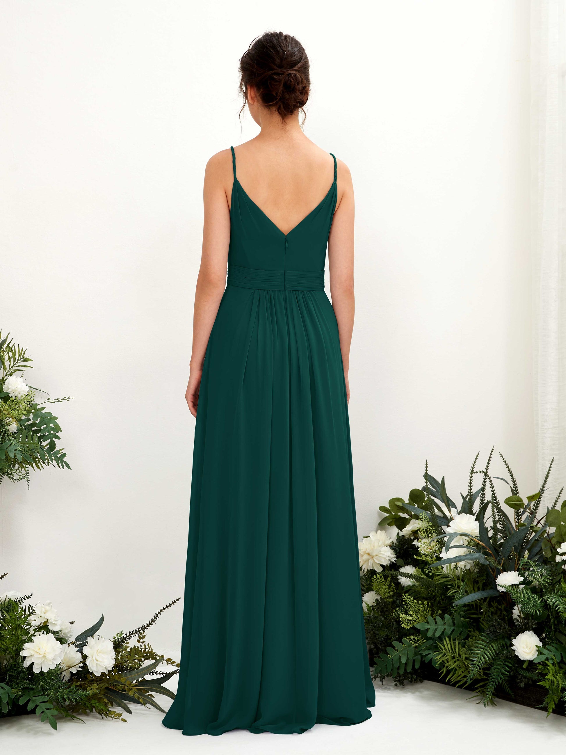 Dira Dark Emerald Sleeveless Maxi Dress