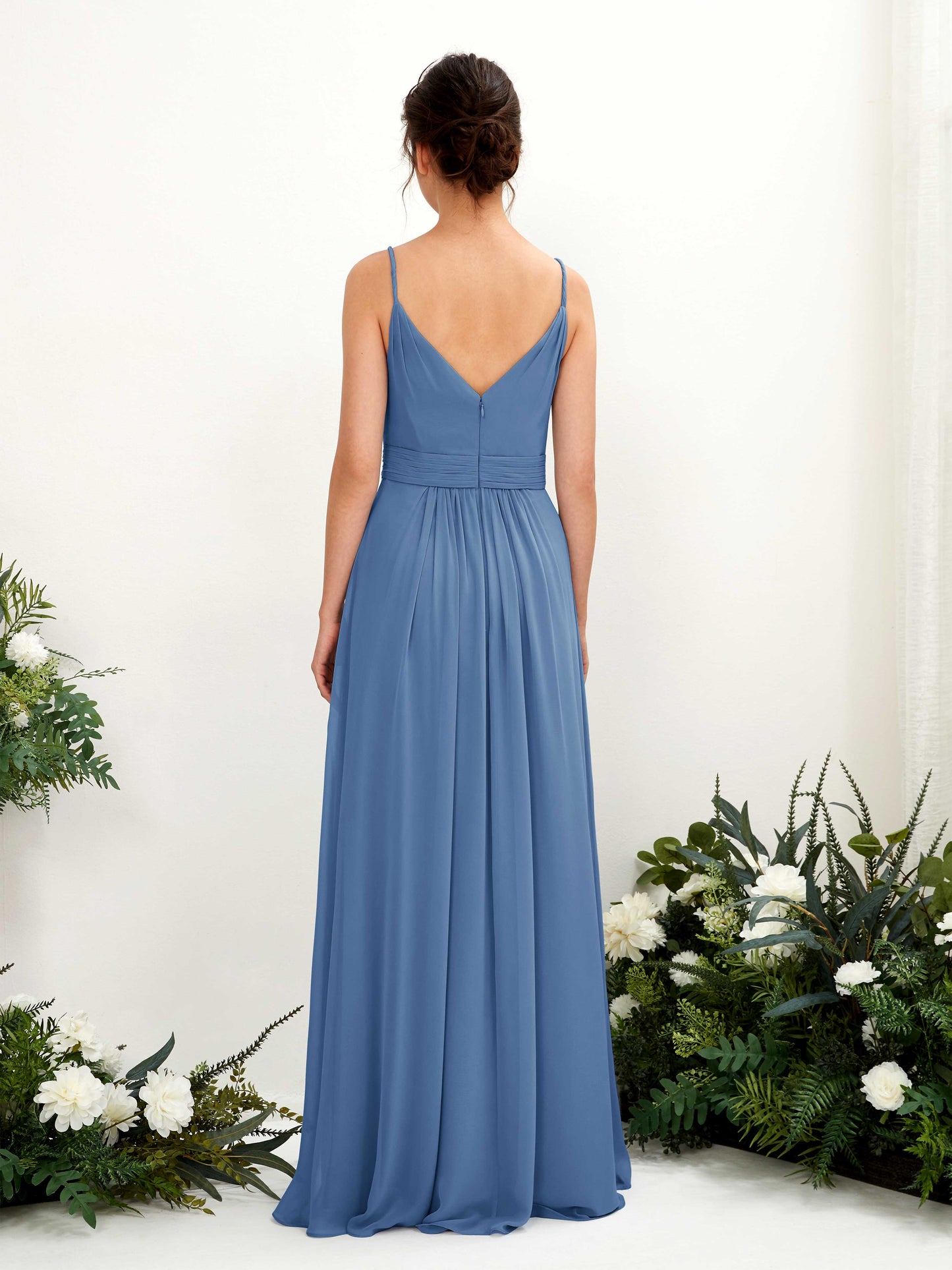 Dira Dusty Blue Sleeveless Maxi Dress