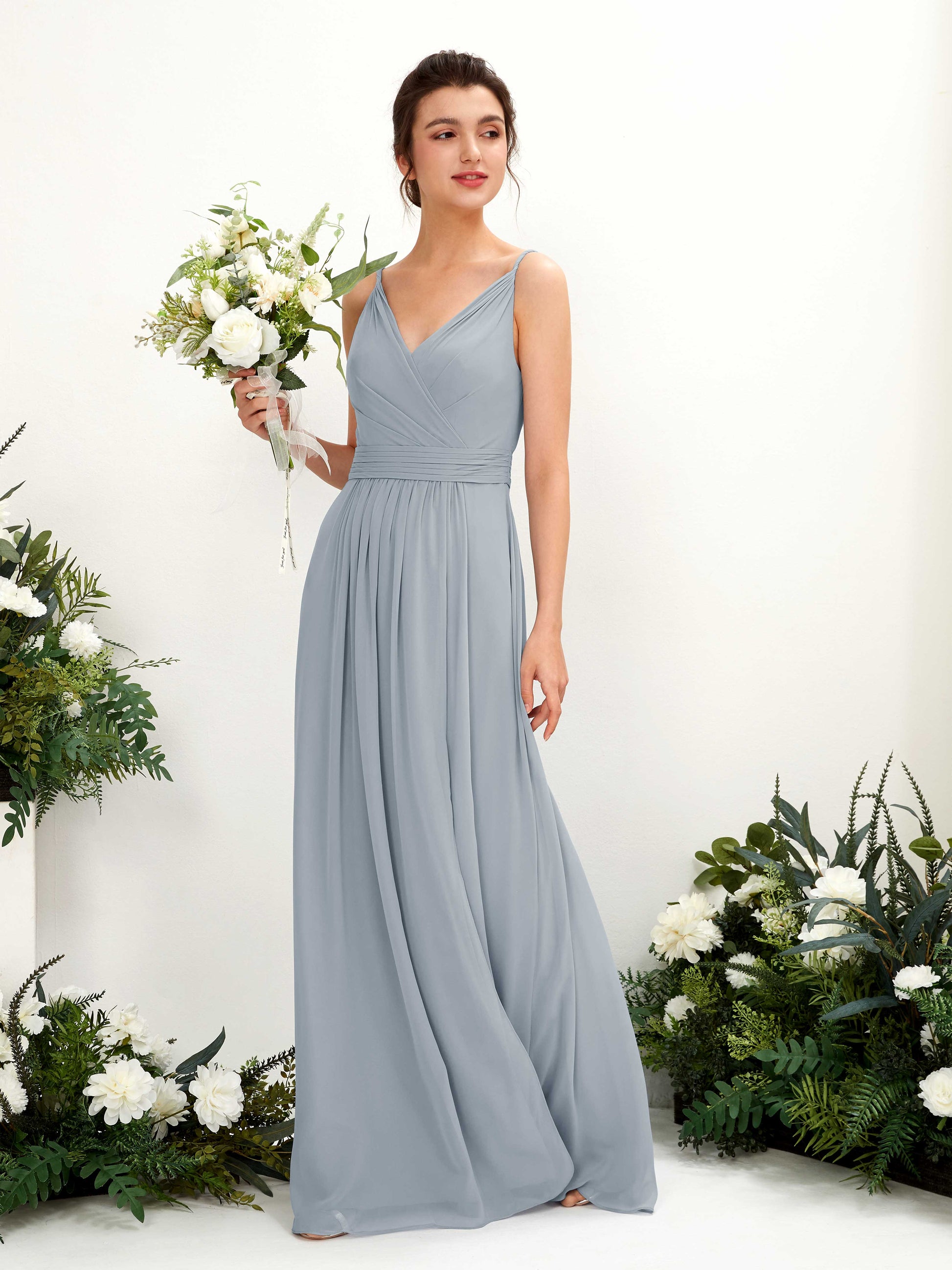 Dira Dusty Blue-Upgrade Sleeveless Maxi Dress