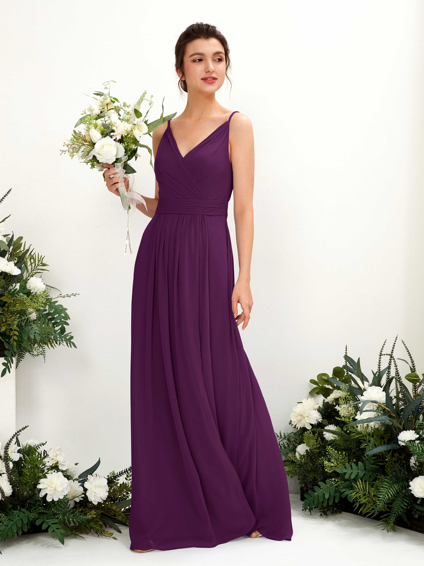 Dira Grape Sleeveless Maxi Dress