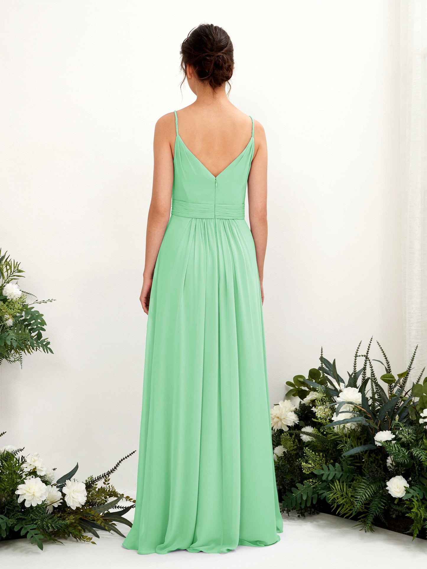 Dira Mint Green Sleeveless Maxi Dress