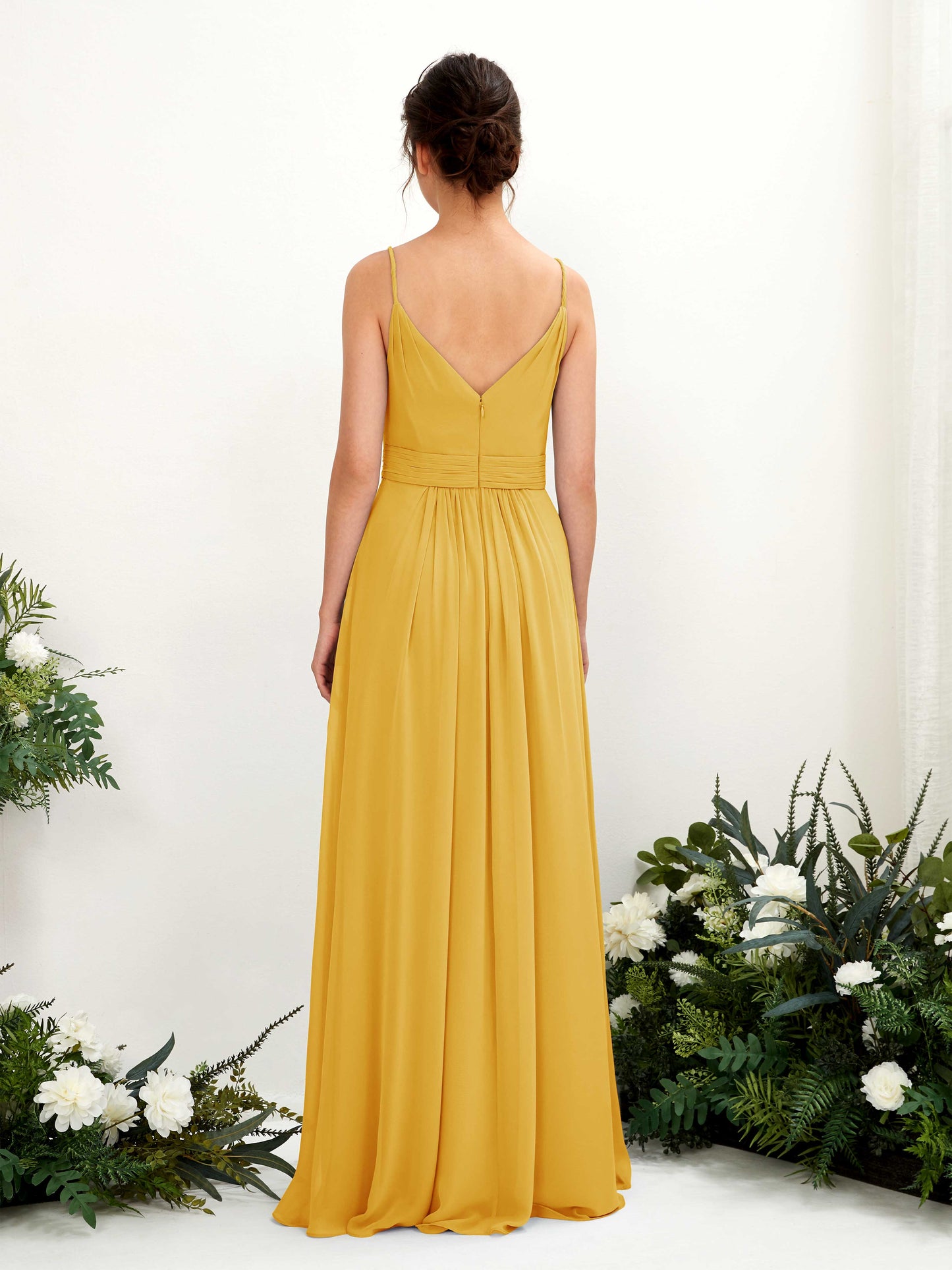 Dira Mustard Yellow Sleeveless Maxi Dress