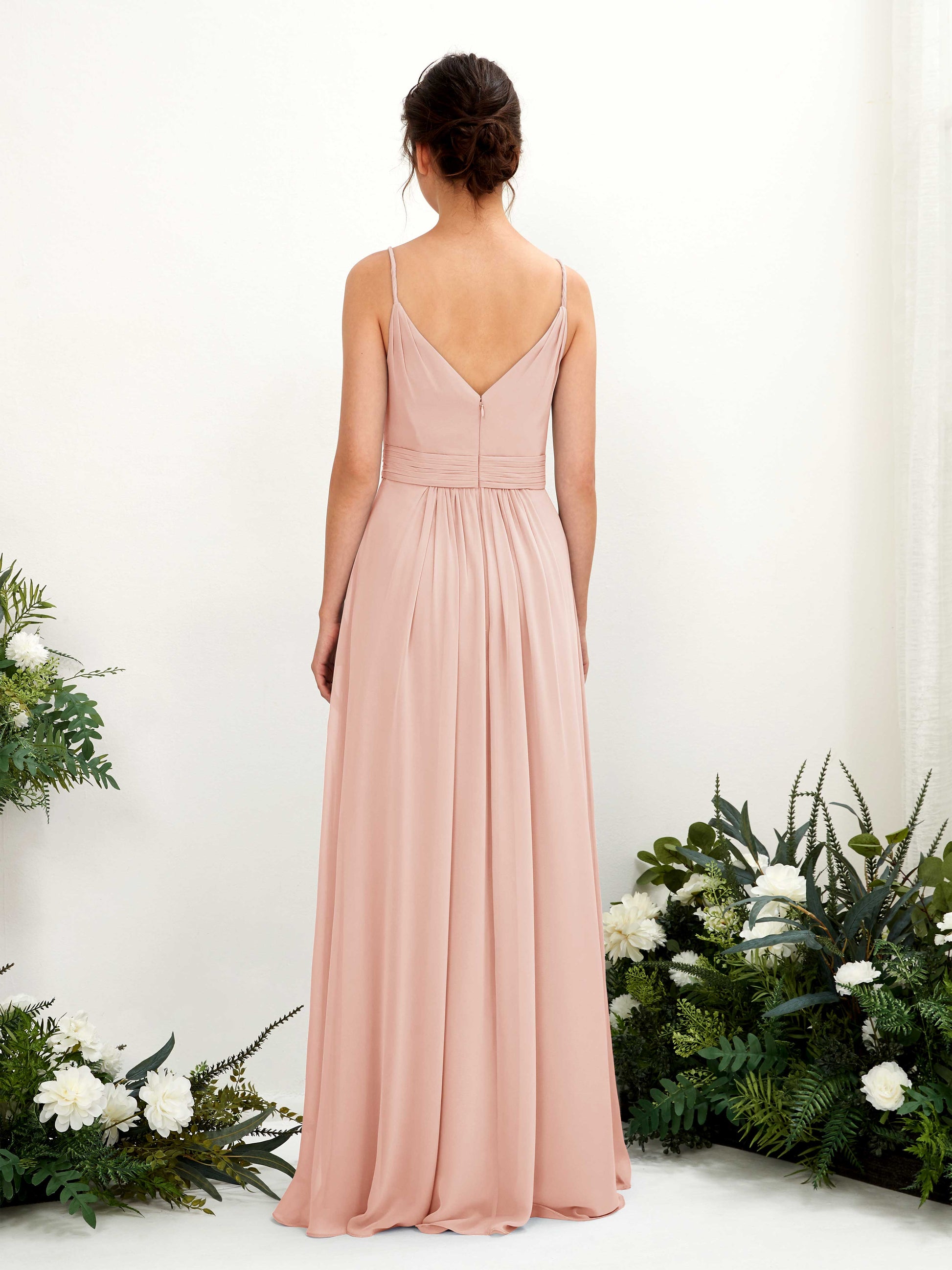 Dira Pearl Pink Sleeveless Maxi Dress