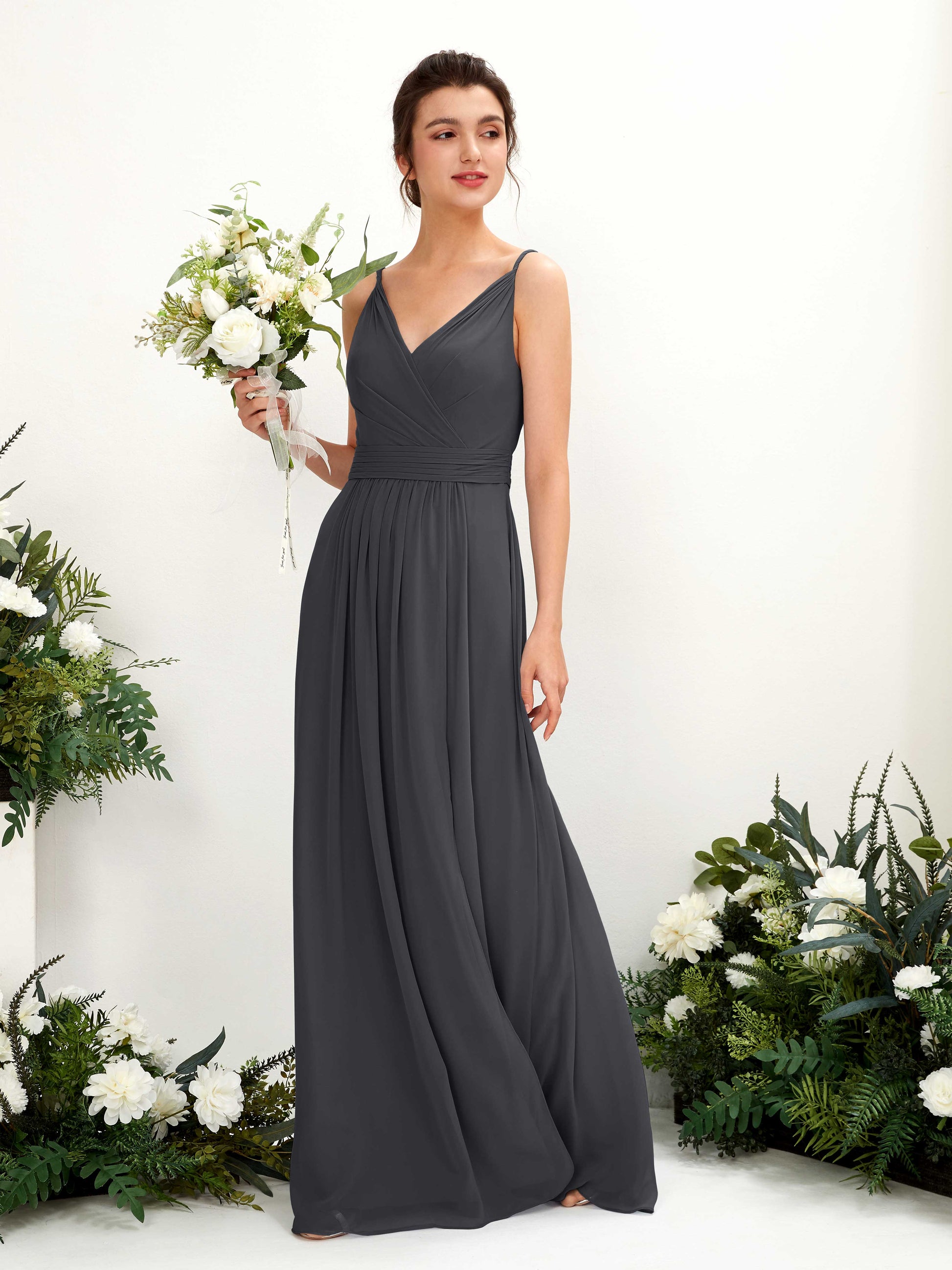 Dira Pewter Sleeveless Maxi Dress