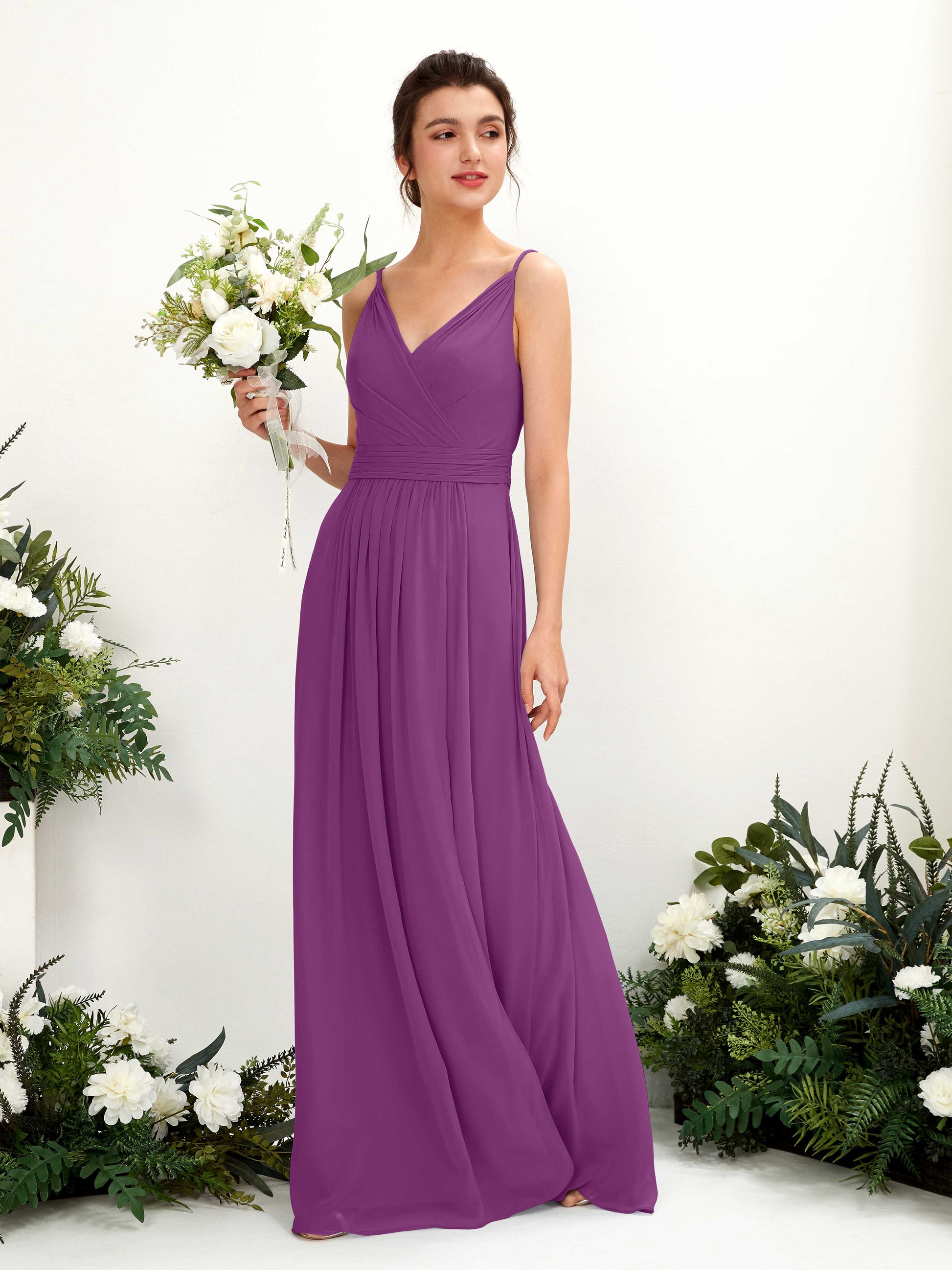 Dira Purple Sleeveless Maxi Dress