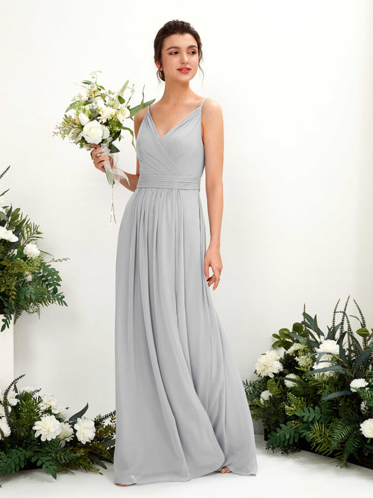 Dira Silver Sleeveless Maxi Dress