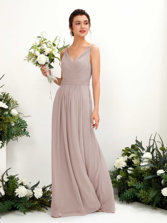 Dira Taupe Sleeveless Maxi Dress