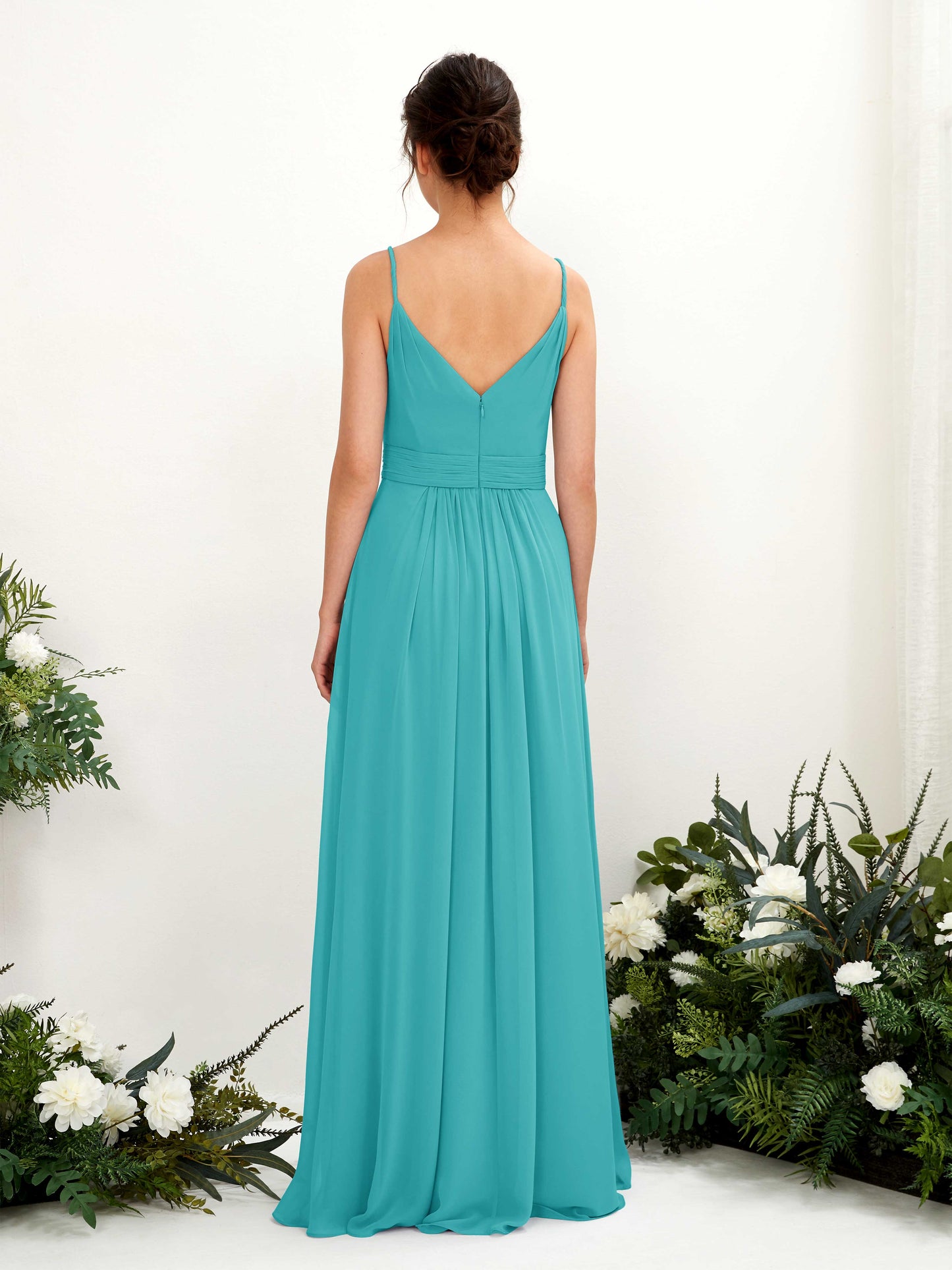 Dira Turquoise Sleeveless Maxi Dress