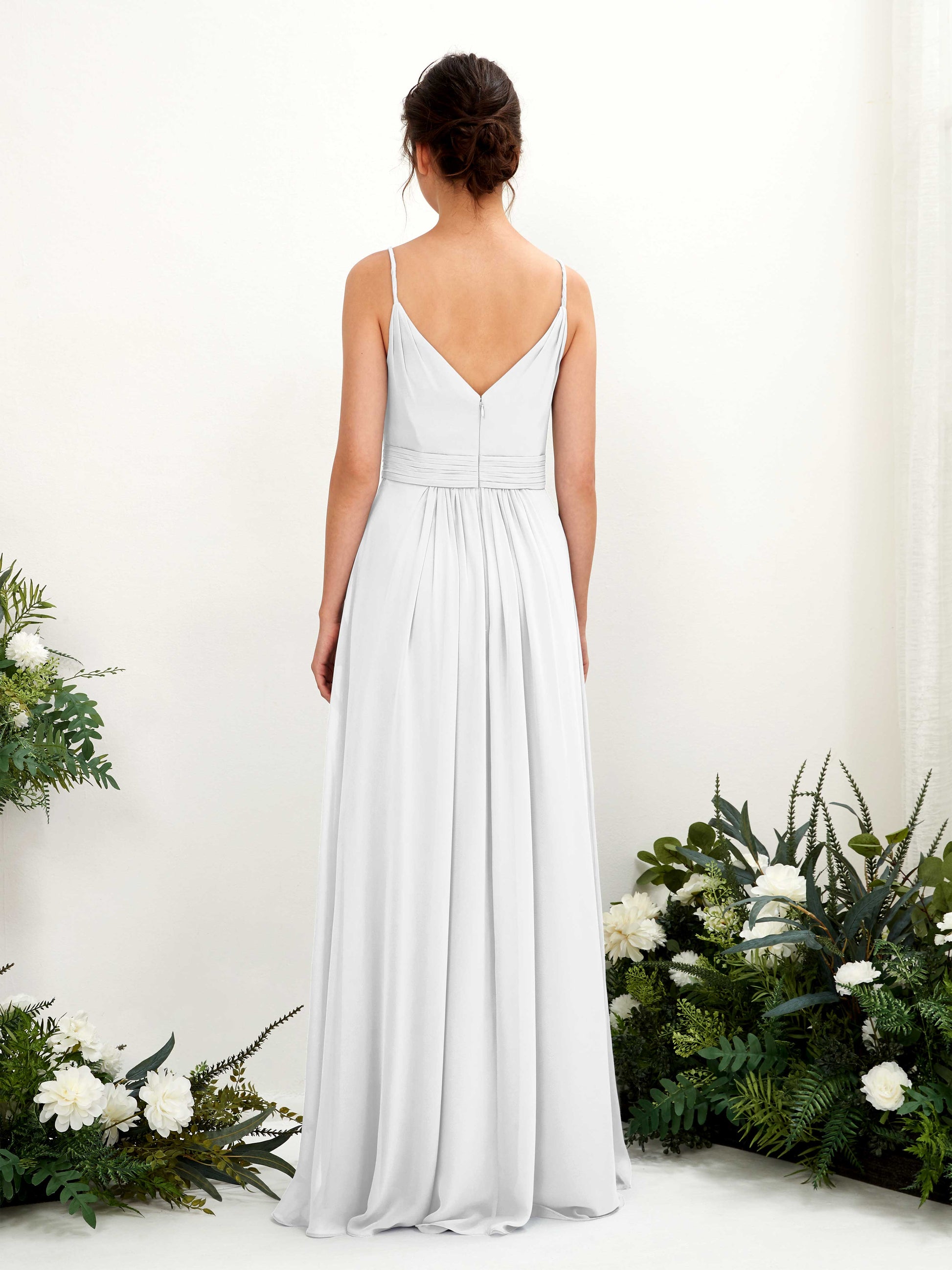 Dira White Sleeveless Maxi Dress