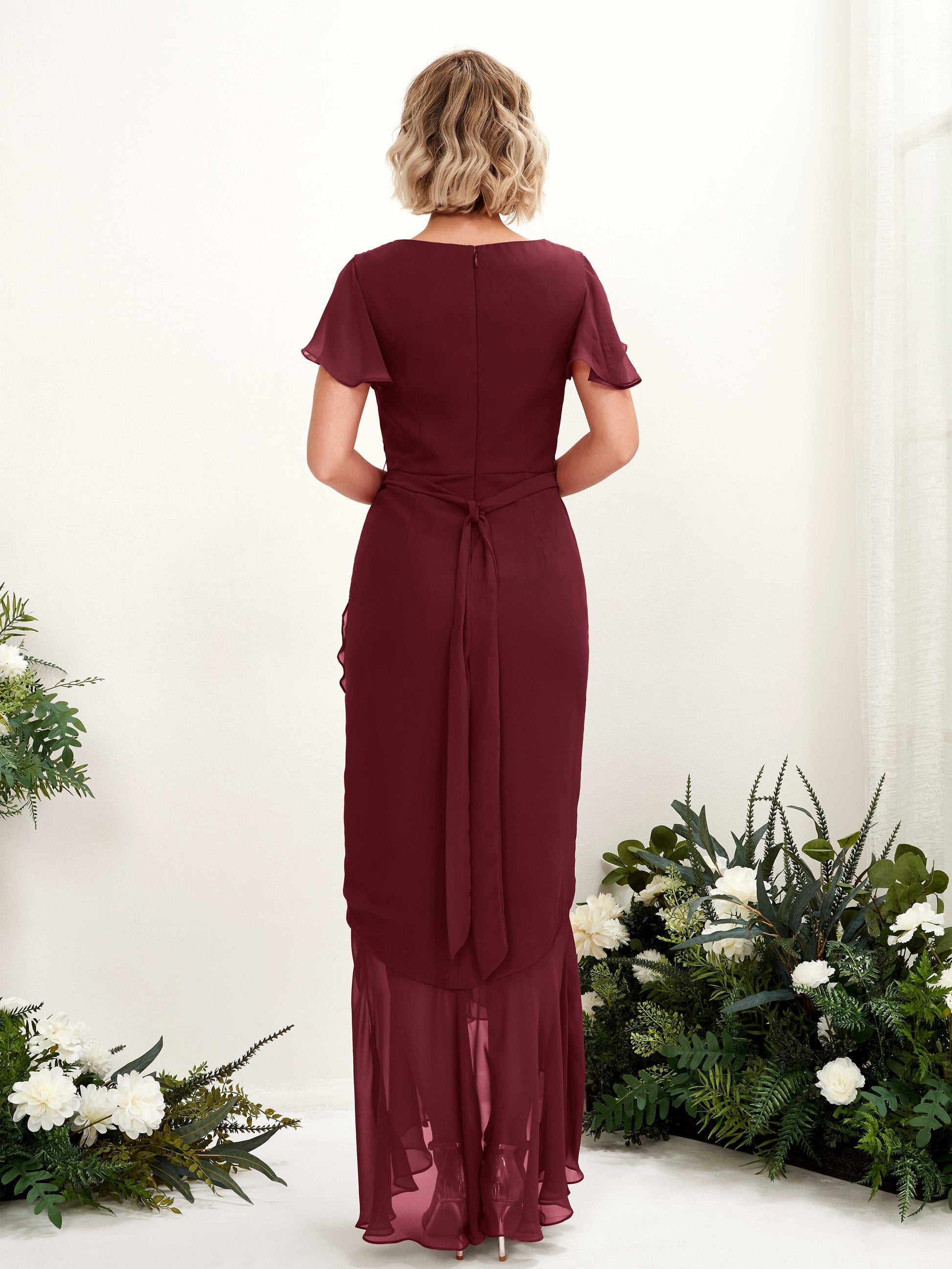 Eartha Burgundy Maxi Dress