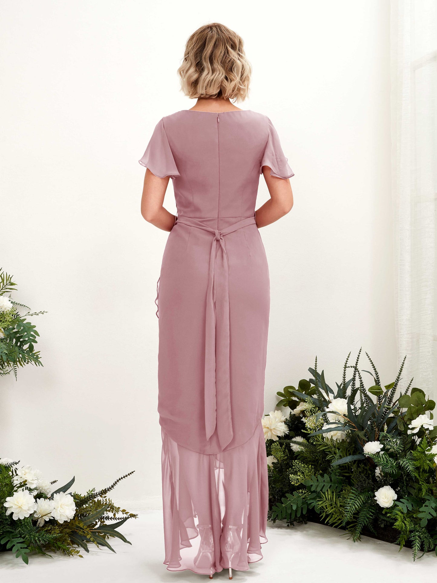 Eartha Vintage Mauve Maxi Dress