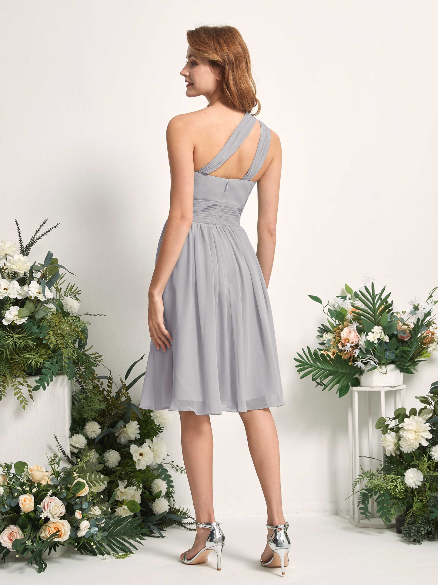 Echo Dove One Shoulder Midi Dress