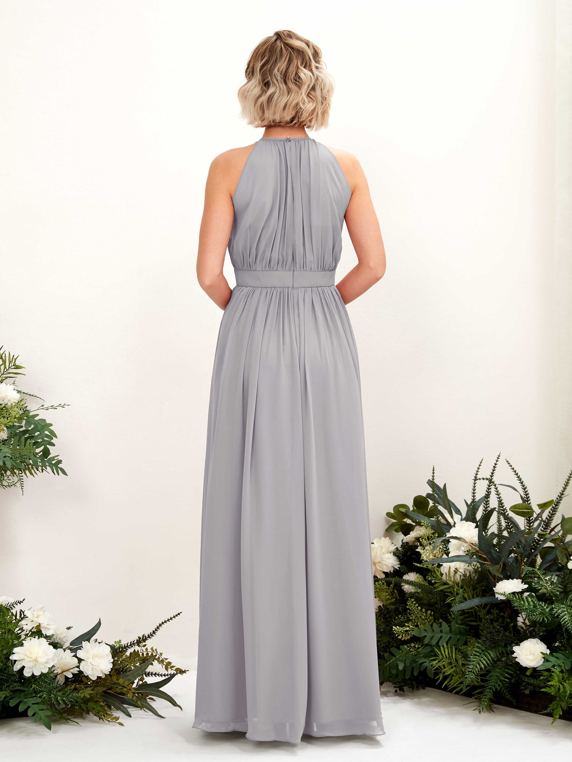 Eden Dove Halter Maxi Dress