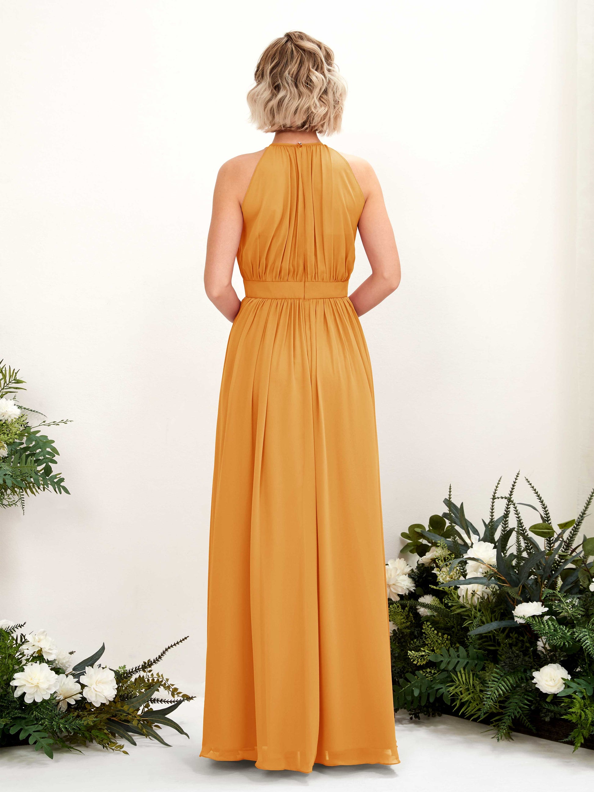 Eden Mango Halter Maxi Dress