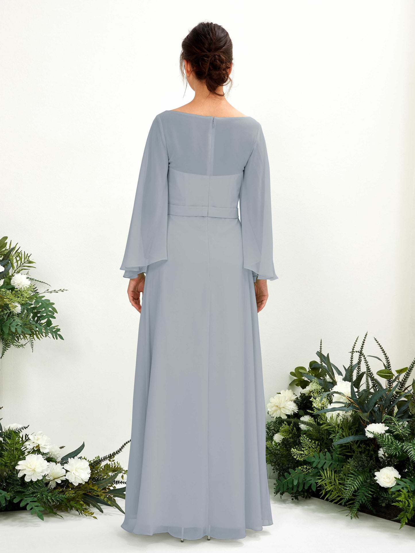 Elie Dusty Blue-Upgrade Long Sleeve Maxi Dress