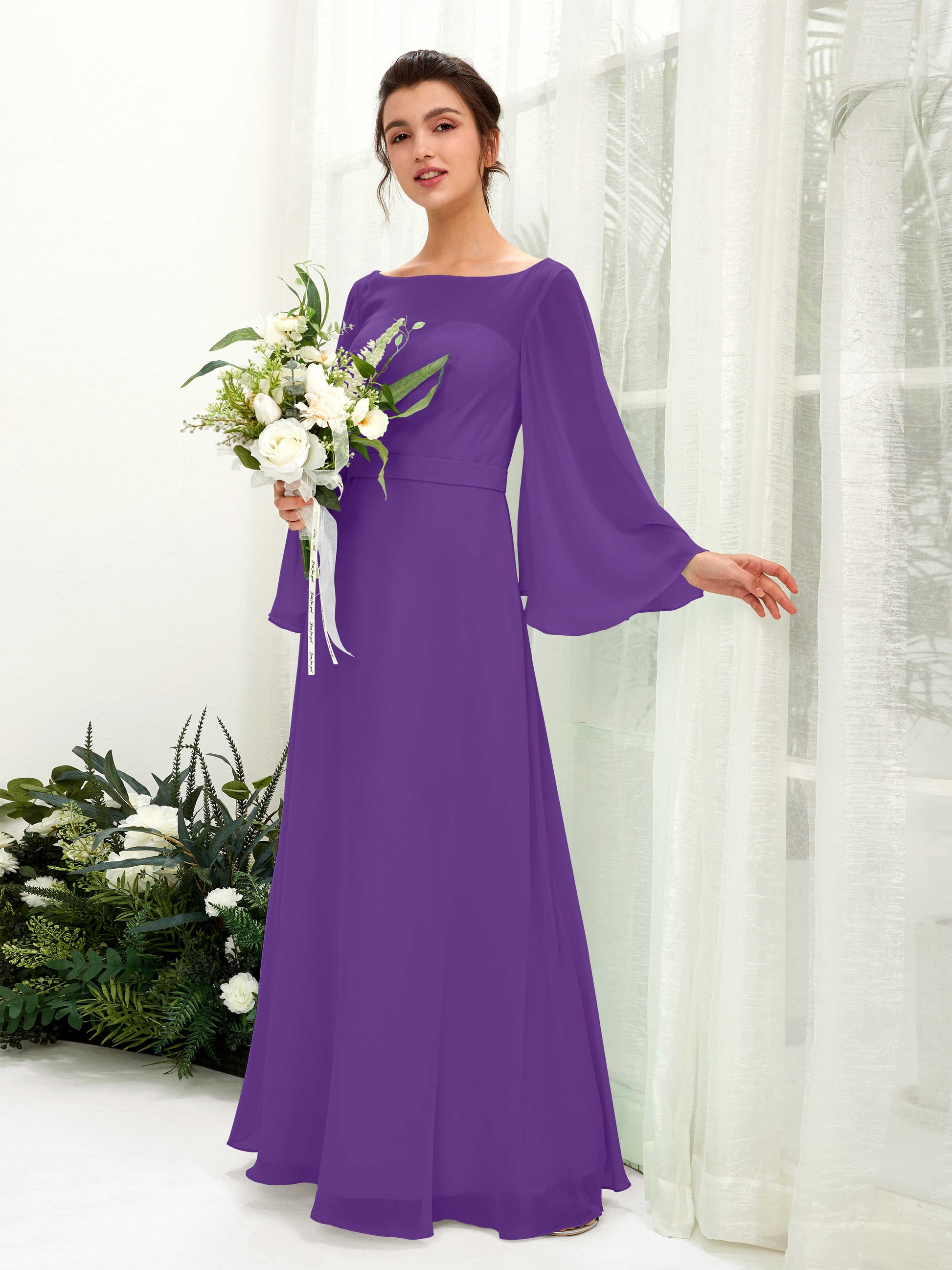 Elie Regency Long Sleeve Maxi Dress