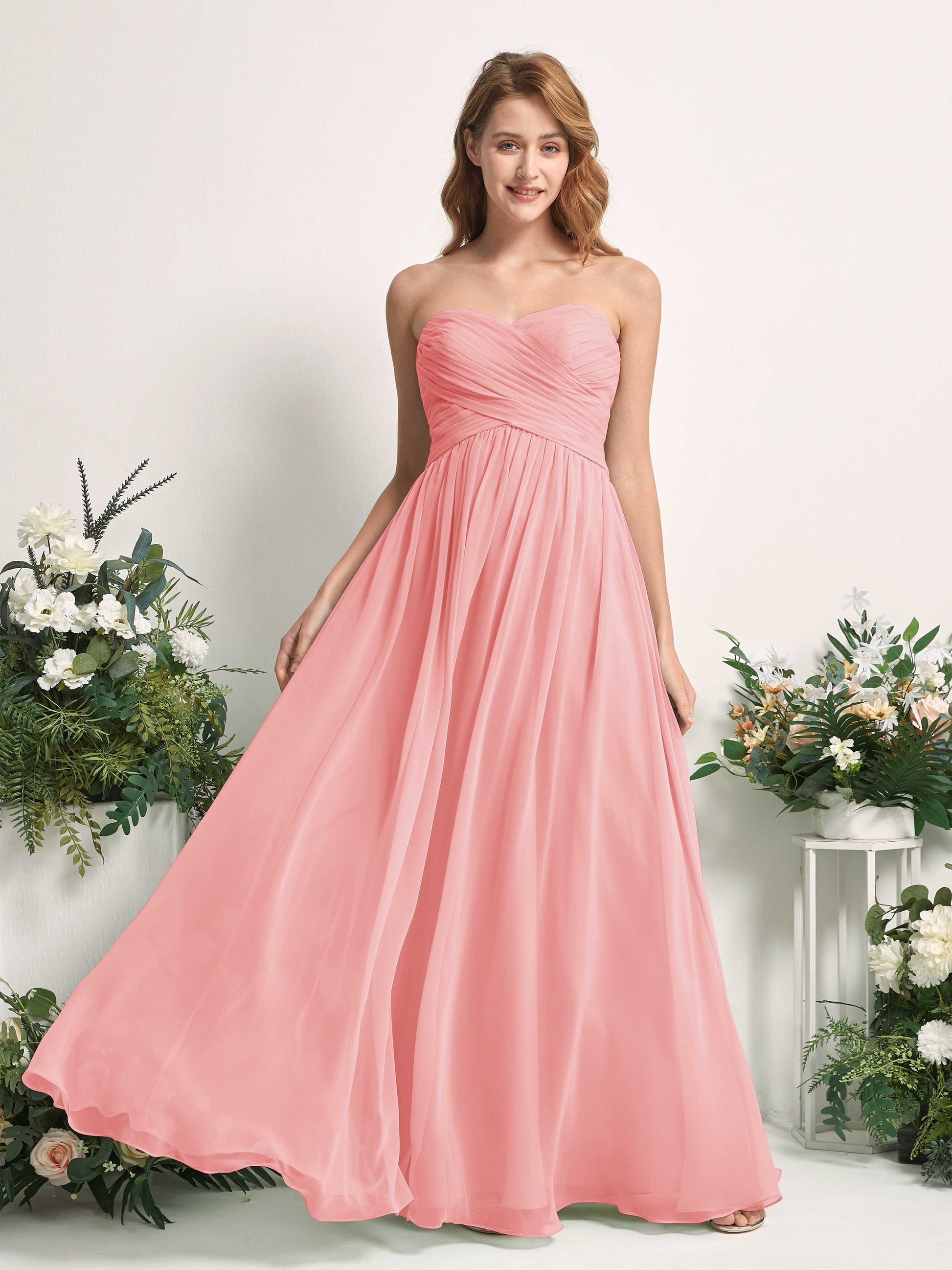 Elma Ballet Pink Sleeveless Maxi Dress