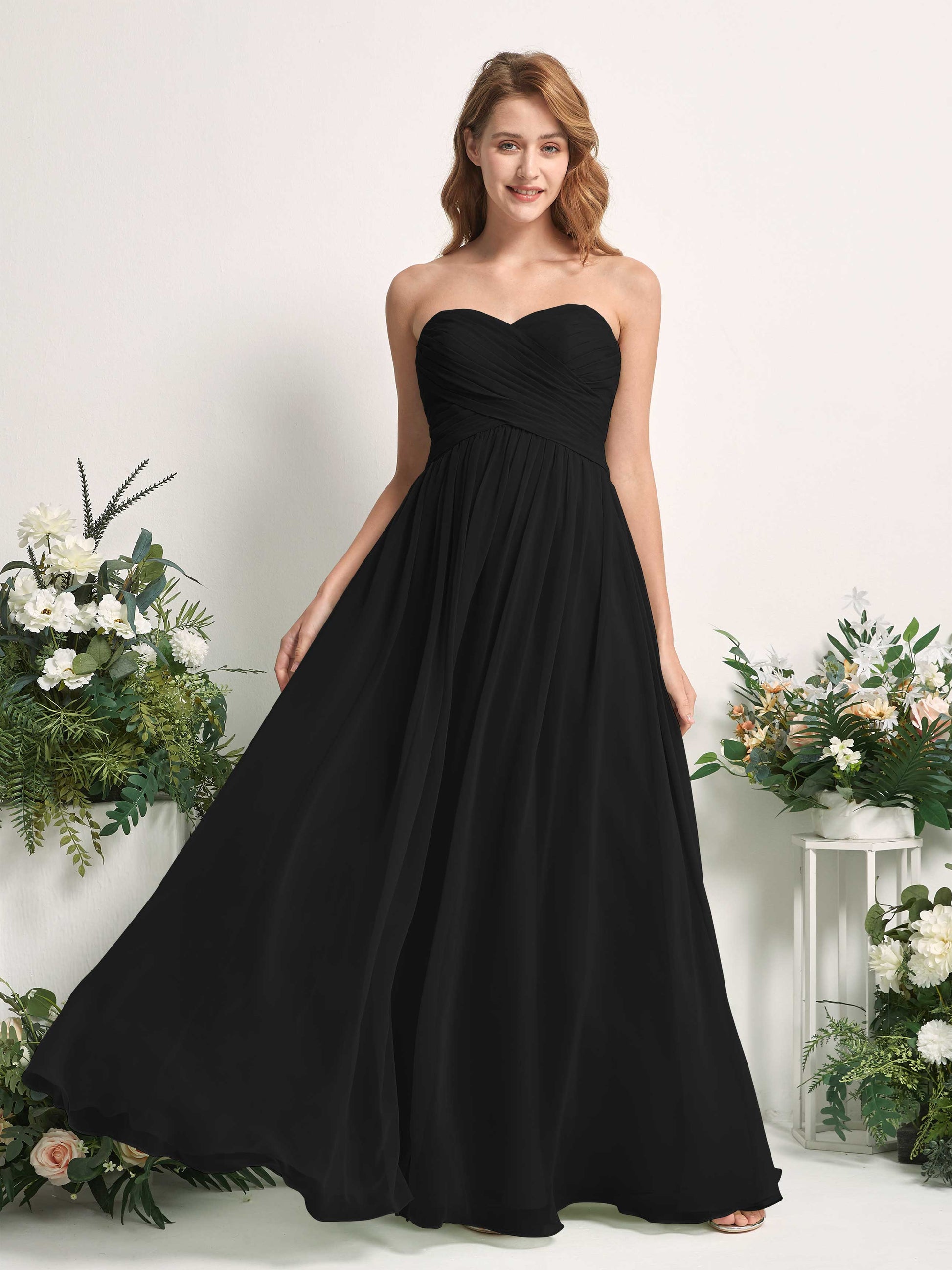 Elma Black Sleeveless Maxi Dress