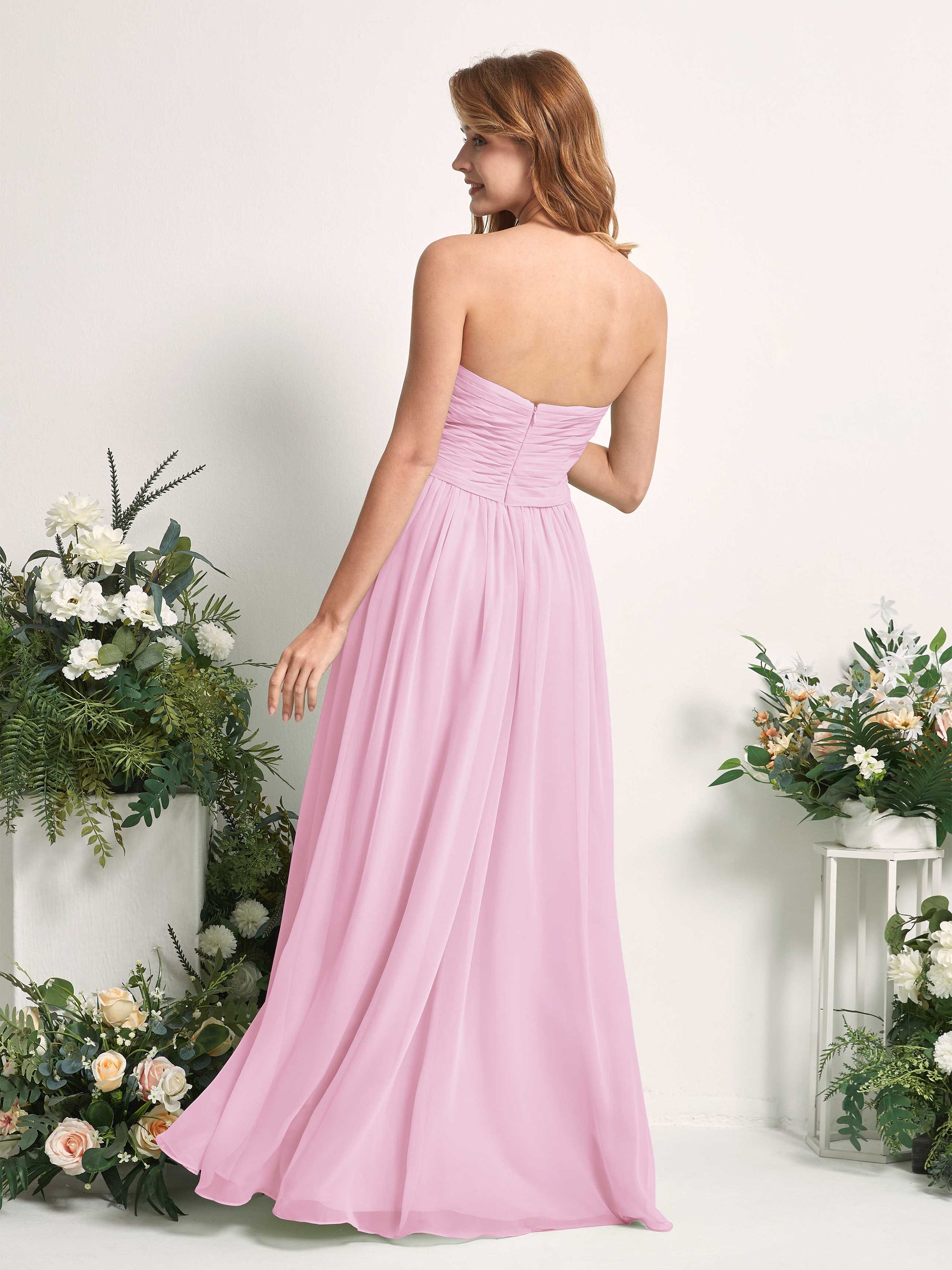 Elma Candy Pink Sleeveless Maxi Dress