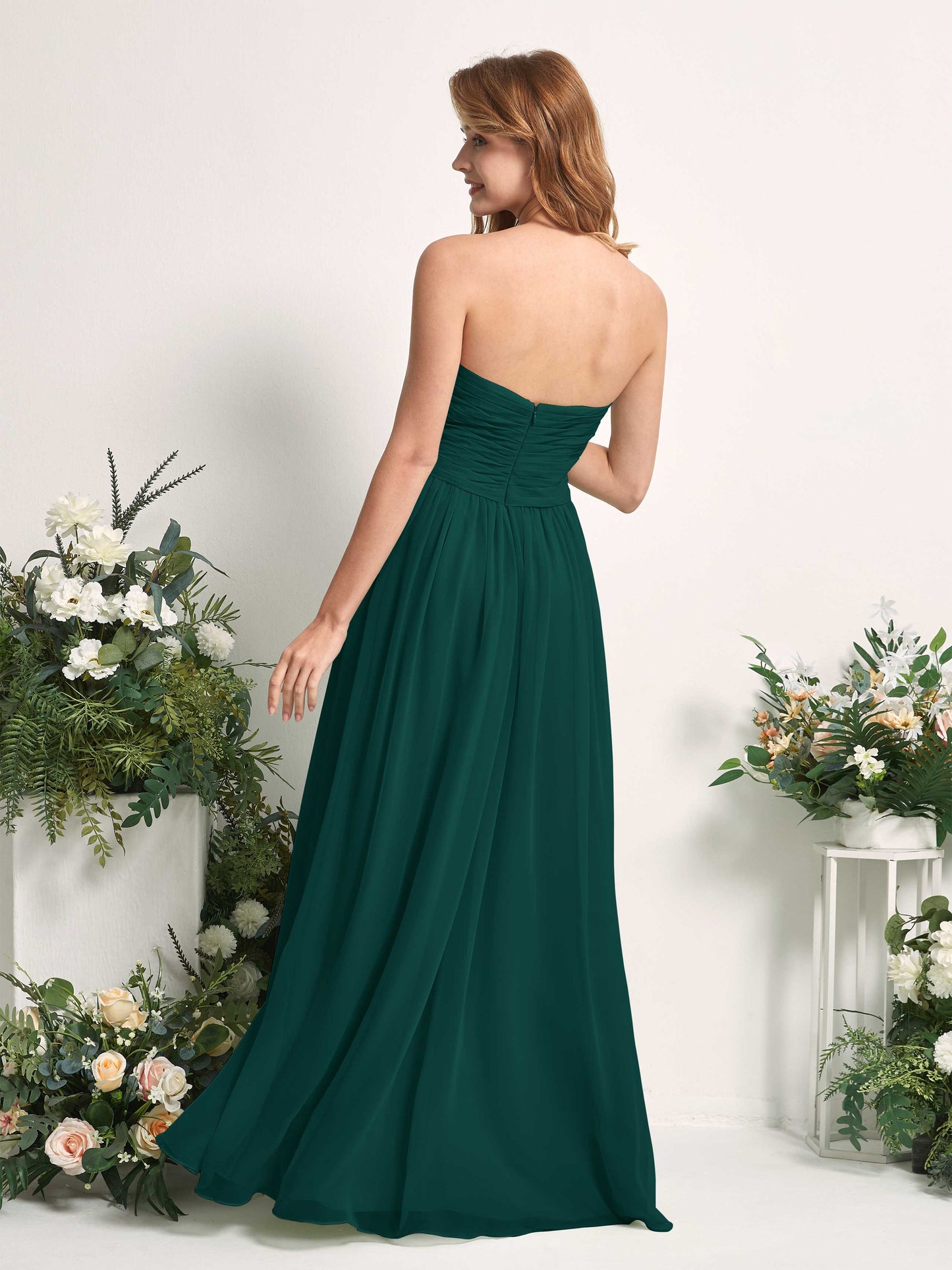 Elma Dark Emerald Sleeveless Maxi Dress