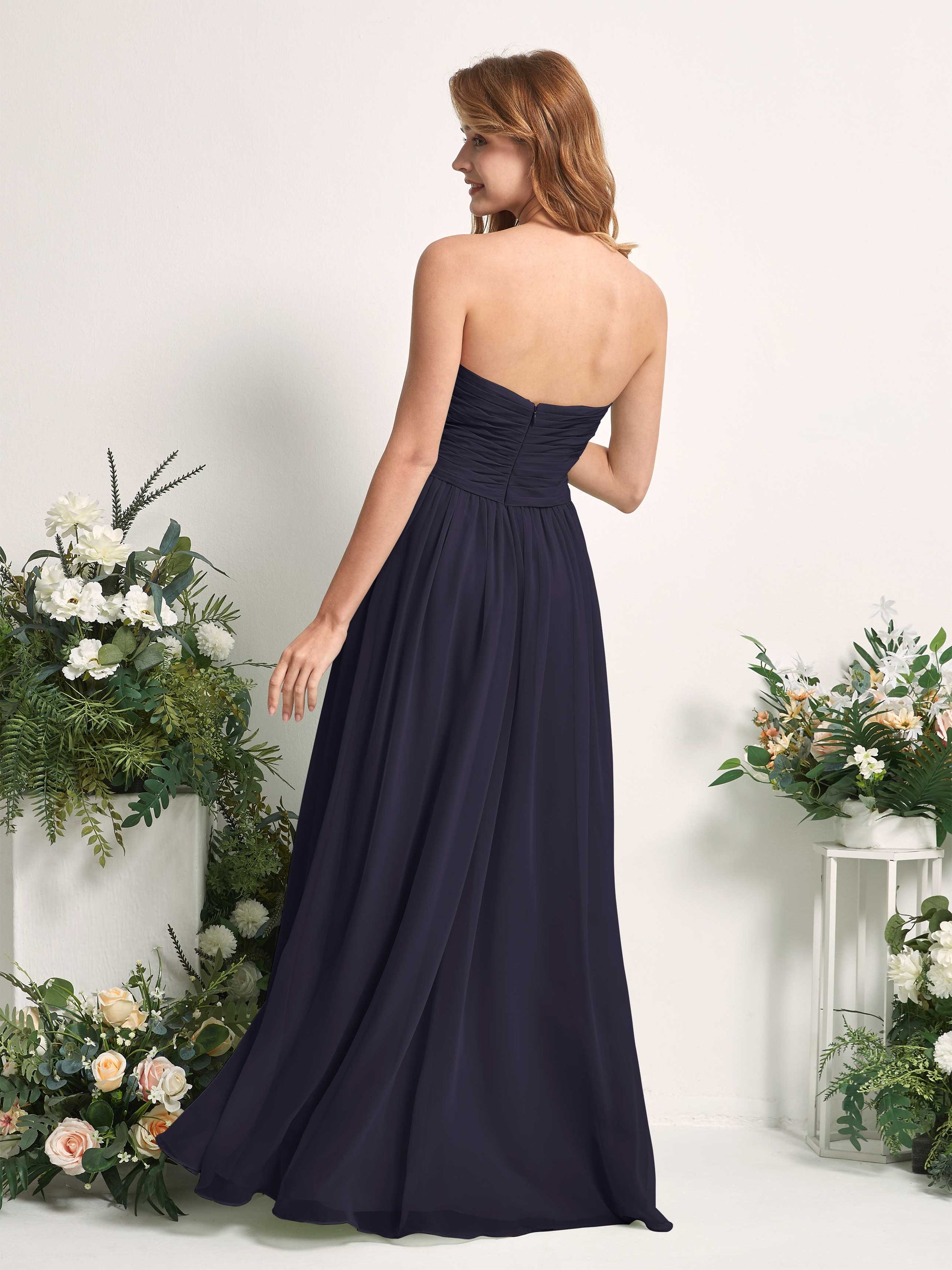 Elma Dark Navy Sleeveless Maxi Dress