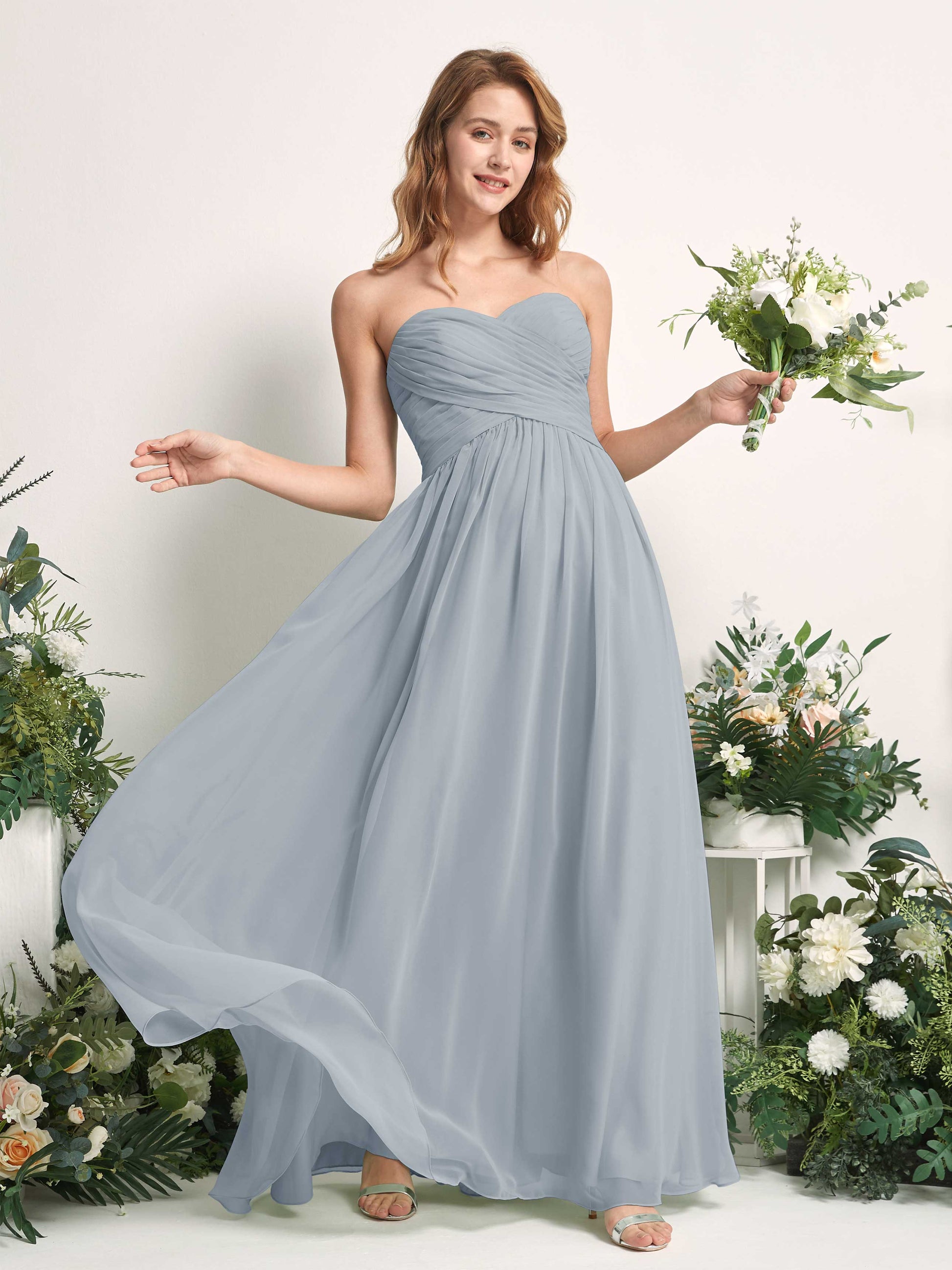 Elma Dusty Blue-Upgrade Sleeveless Maxi Dress