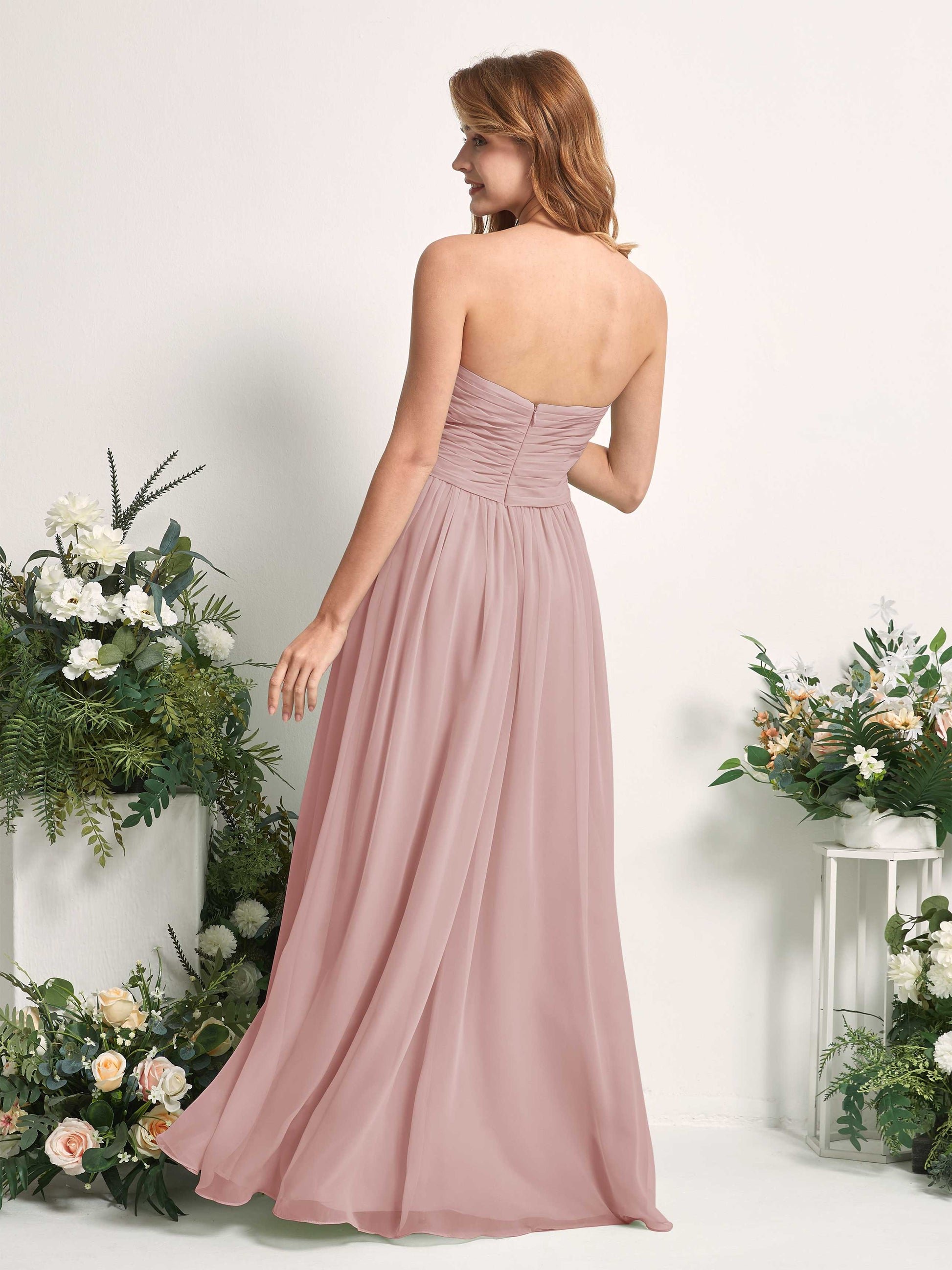 Elma Dusty Rose Sleeveless Maxi Dress