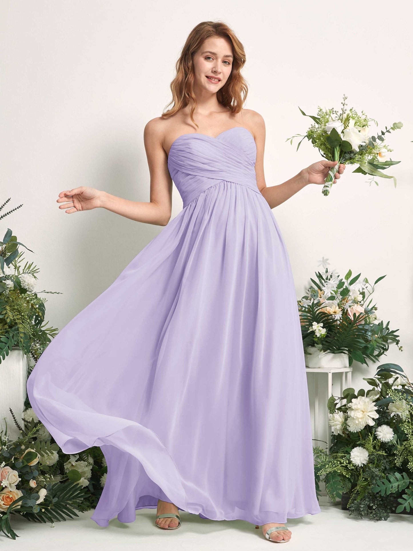 Elma Lilac Sleeveless Maxi Dress