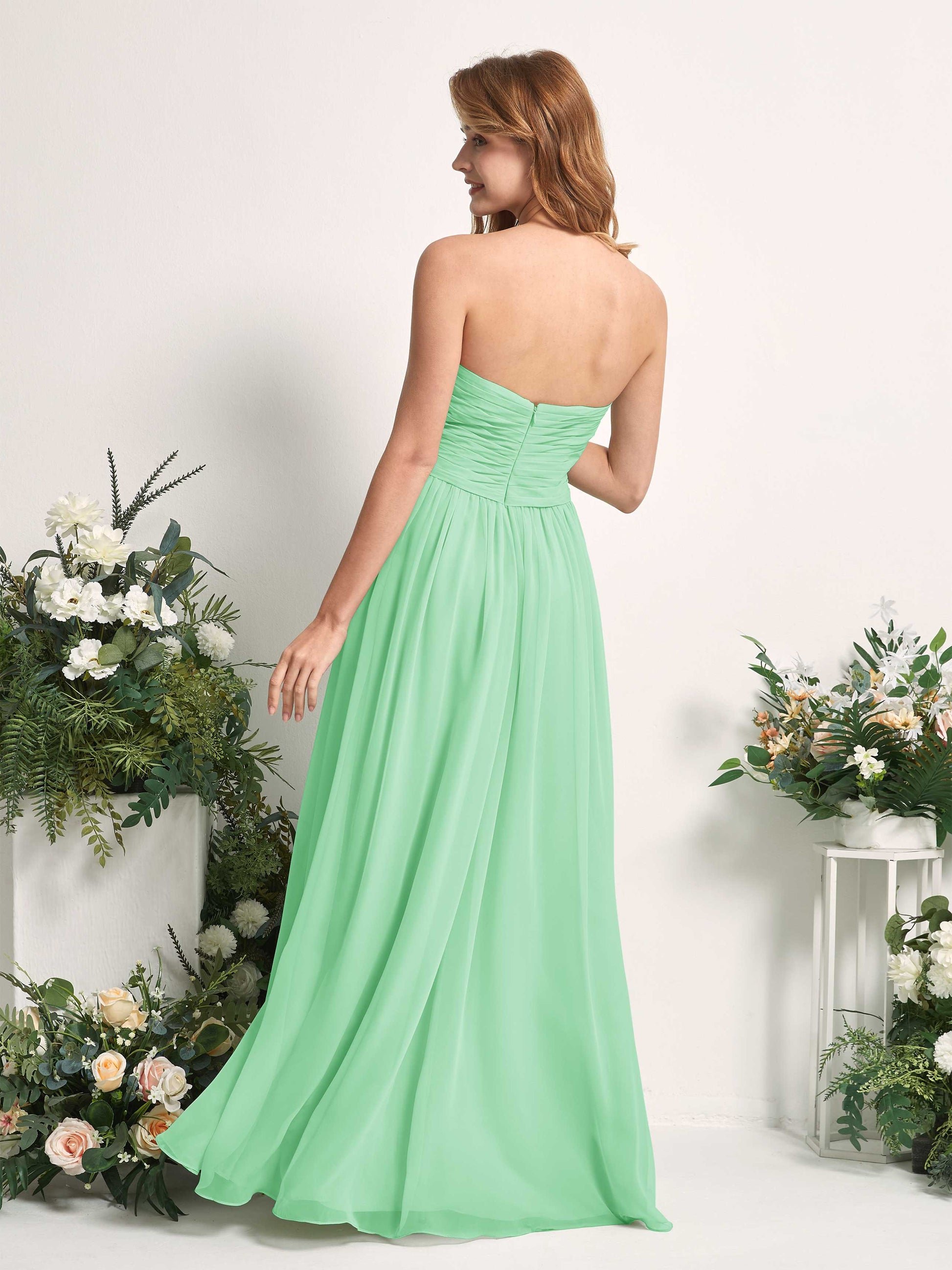 Elma Mint Green Sleeveless Maxi Dress