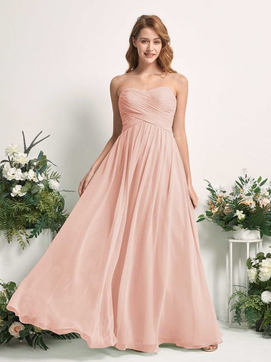 Elma Pearl Pink Sleeveless Maxi Dress