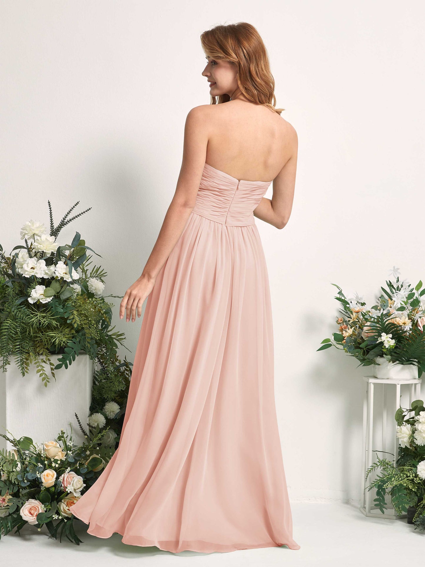 Elma Pearl Pink Sleeveless Maxi Dress