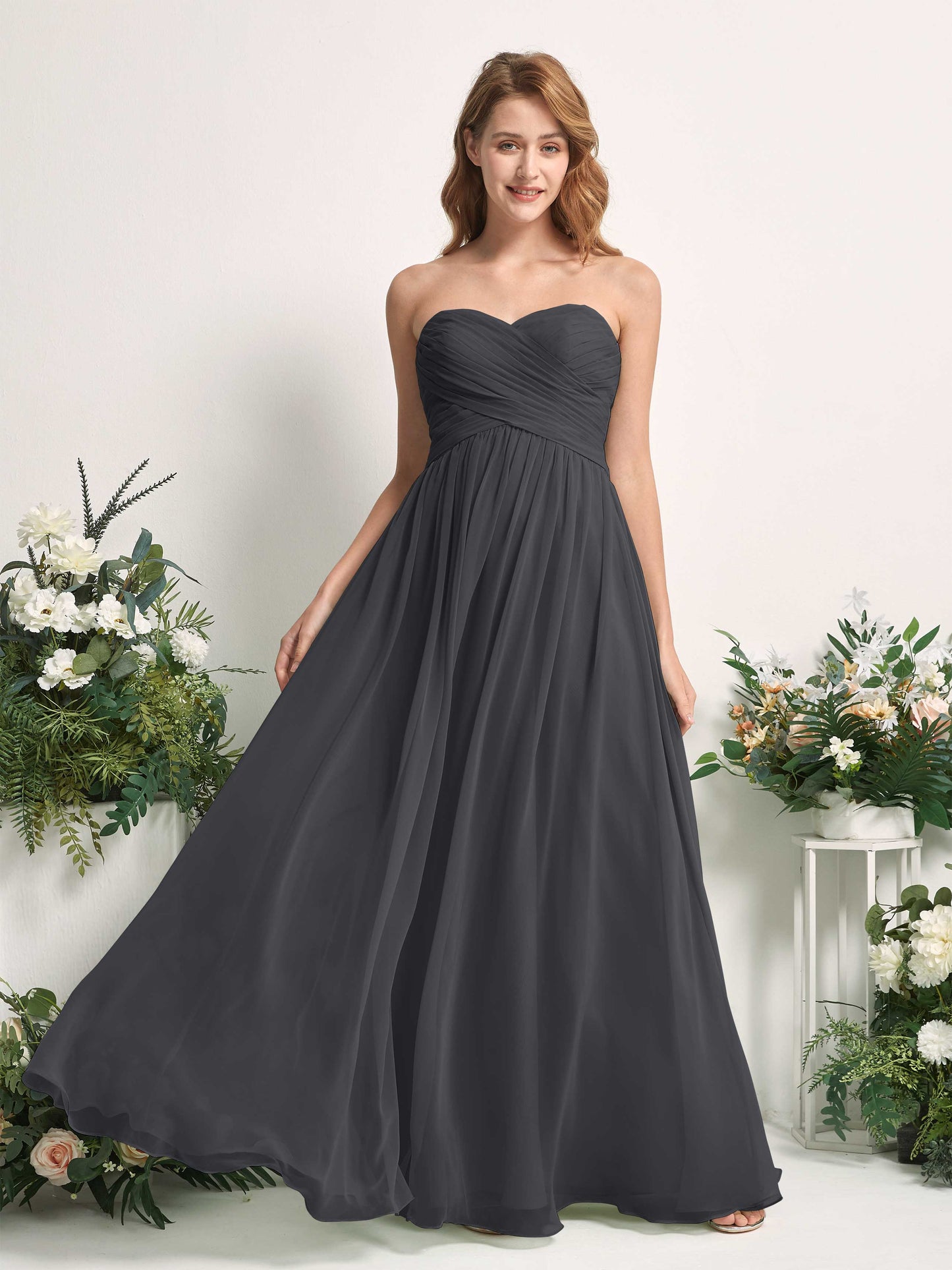 Elma Pewter Sleeveless Maxi Dress