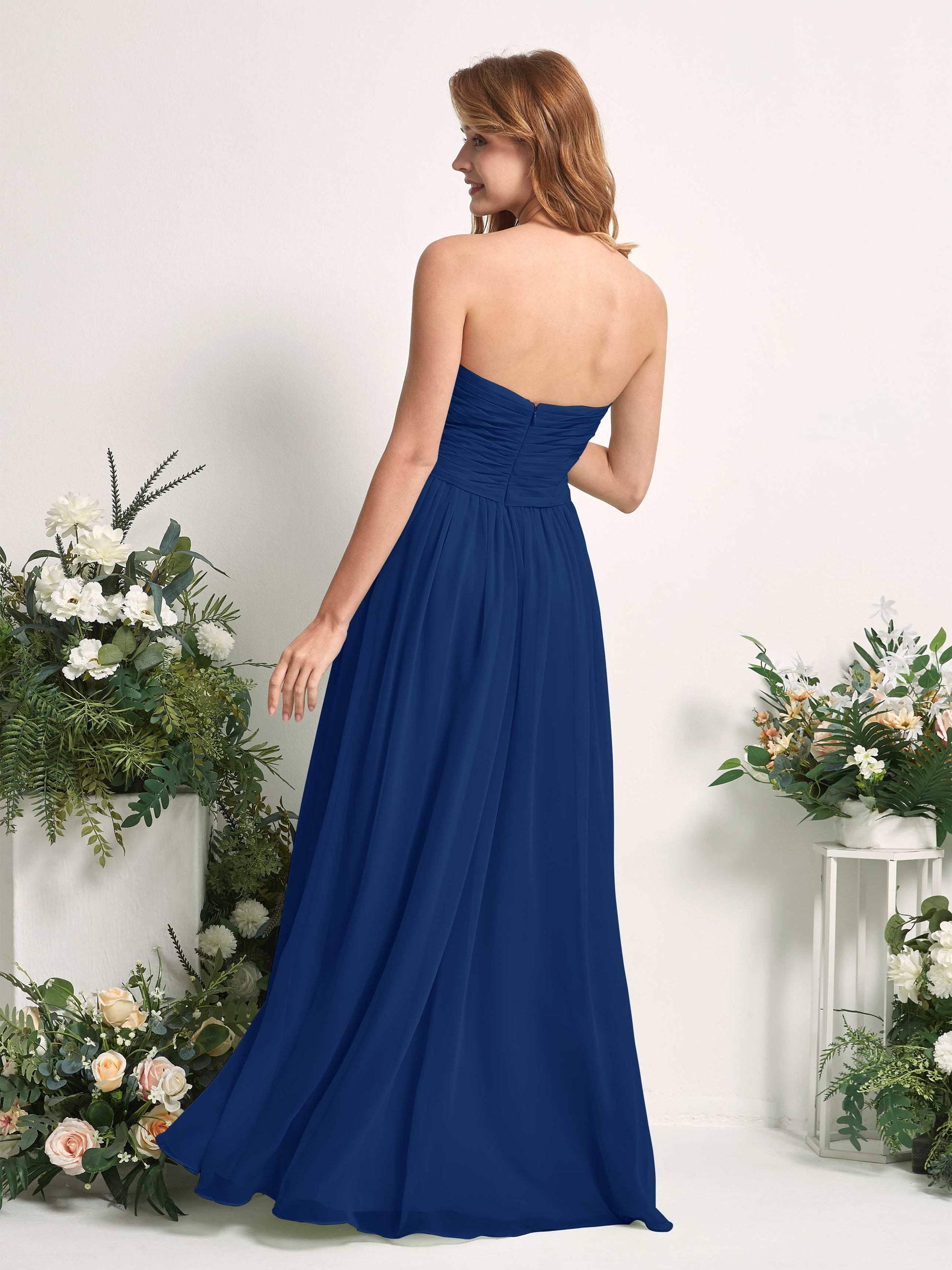 Elma Royal Blue Sleeveless Maxi Dress