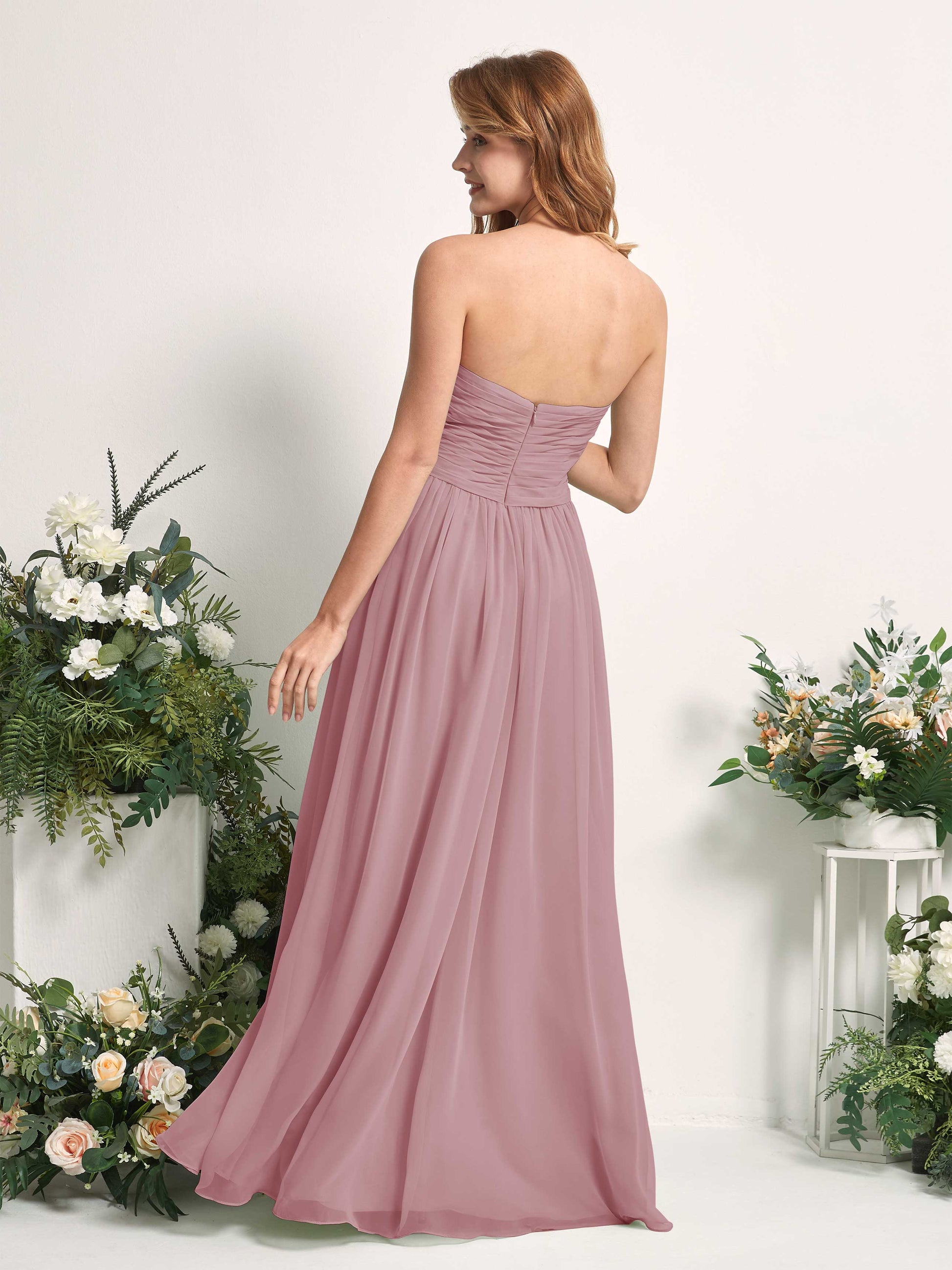 Elma Vintage Mauve Sleeveless Maxi Dress