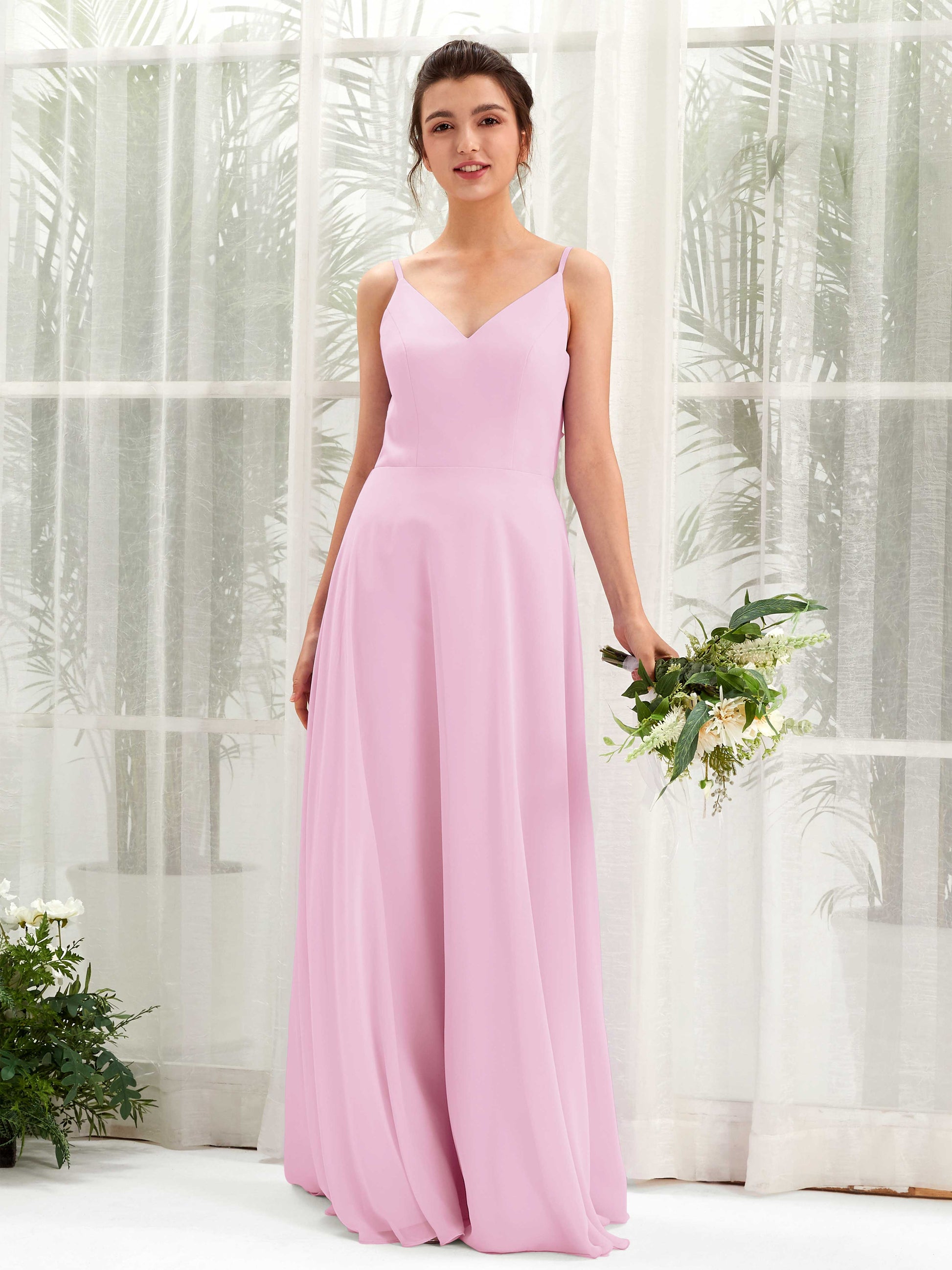 Elsa Candy Pink Sleeveless Maxi Dress