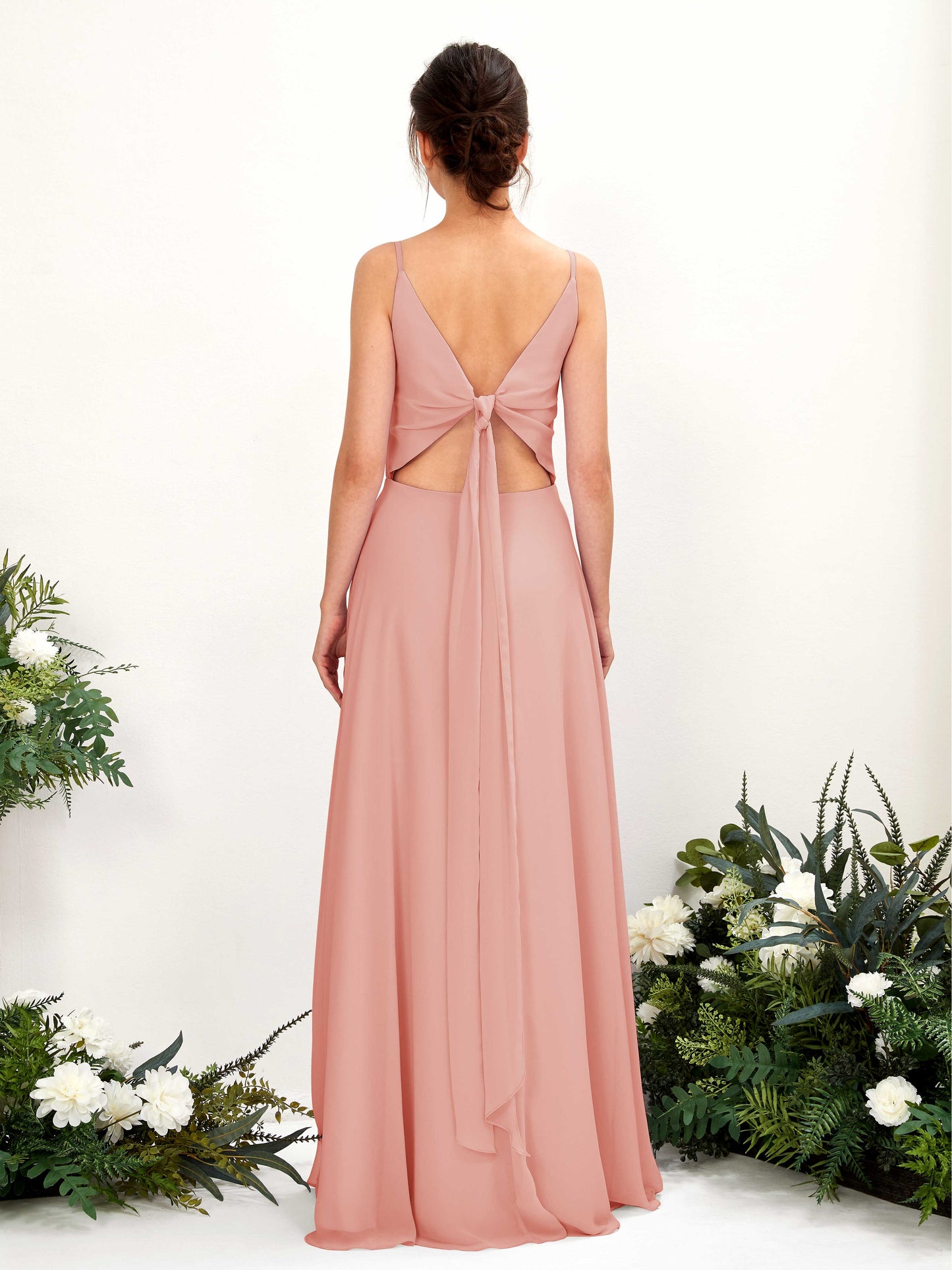 Elsa Champagne Rose Sleeveless Maxi Dress