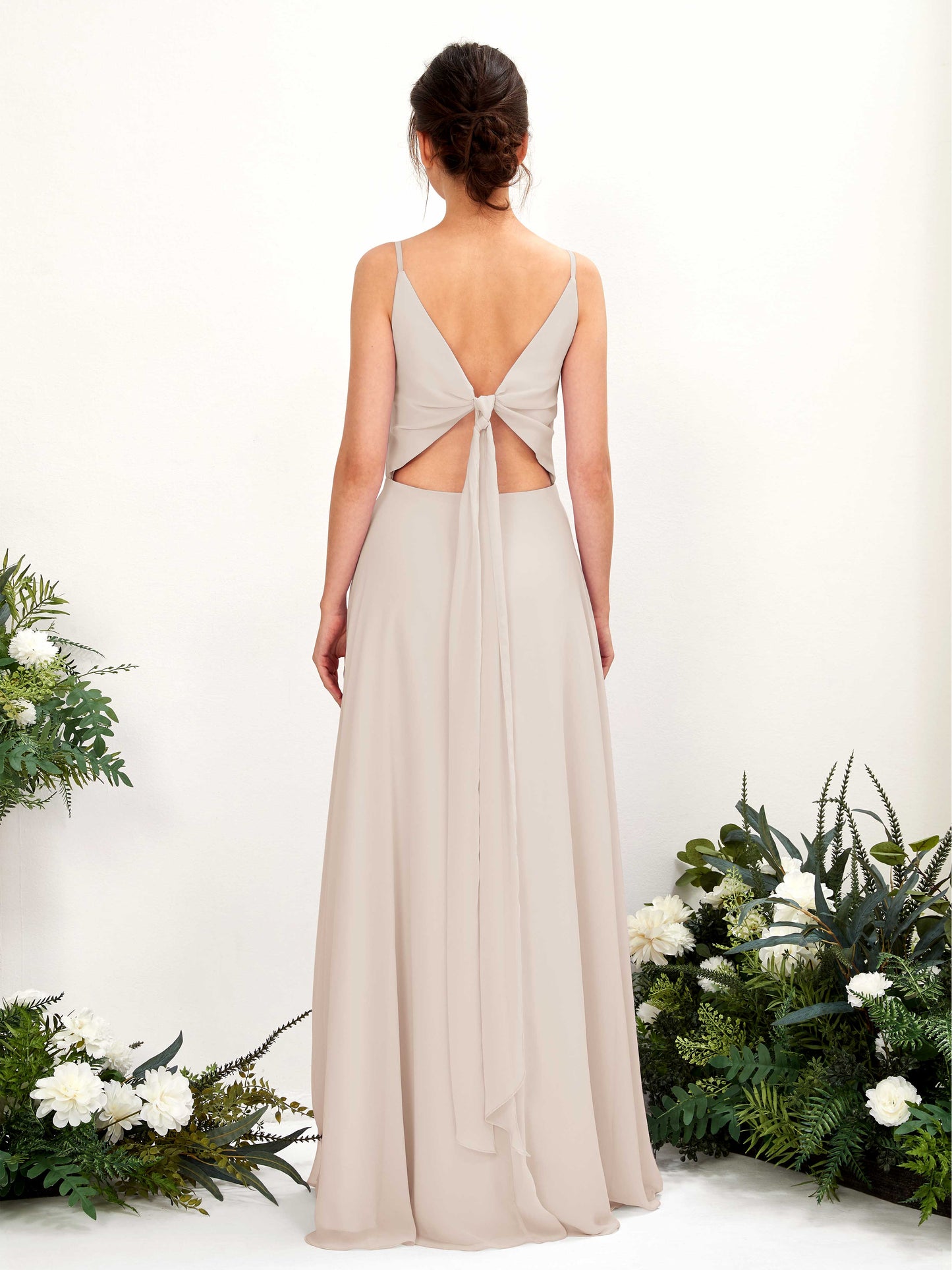 Elsa Champagne Sleeveless Maxi Dress