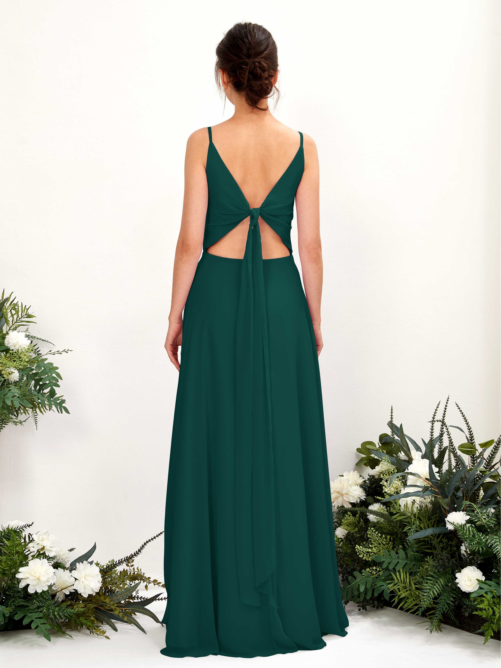 Elsa Dark Emerald Sleeveless Maxi Dress