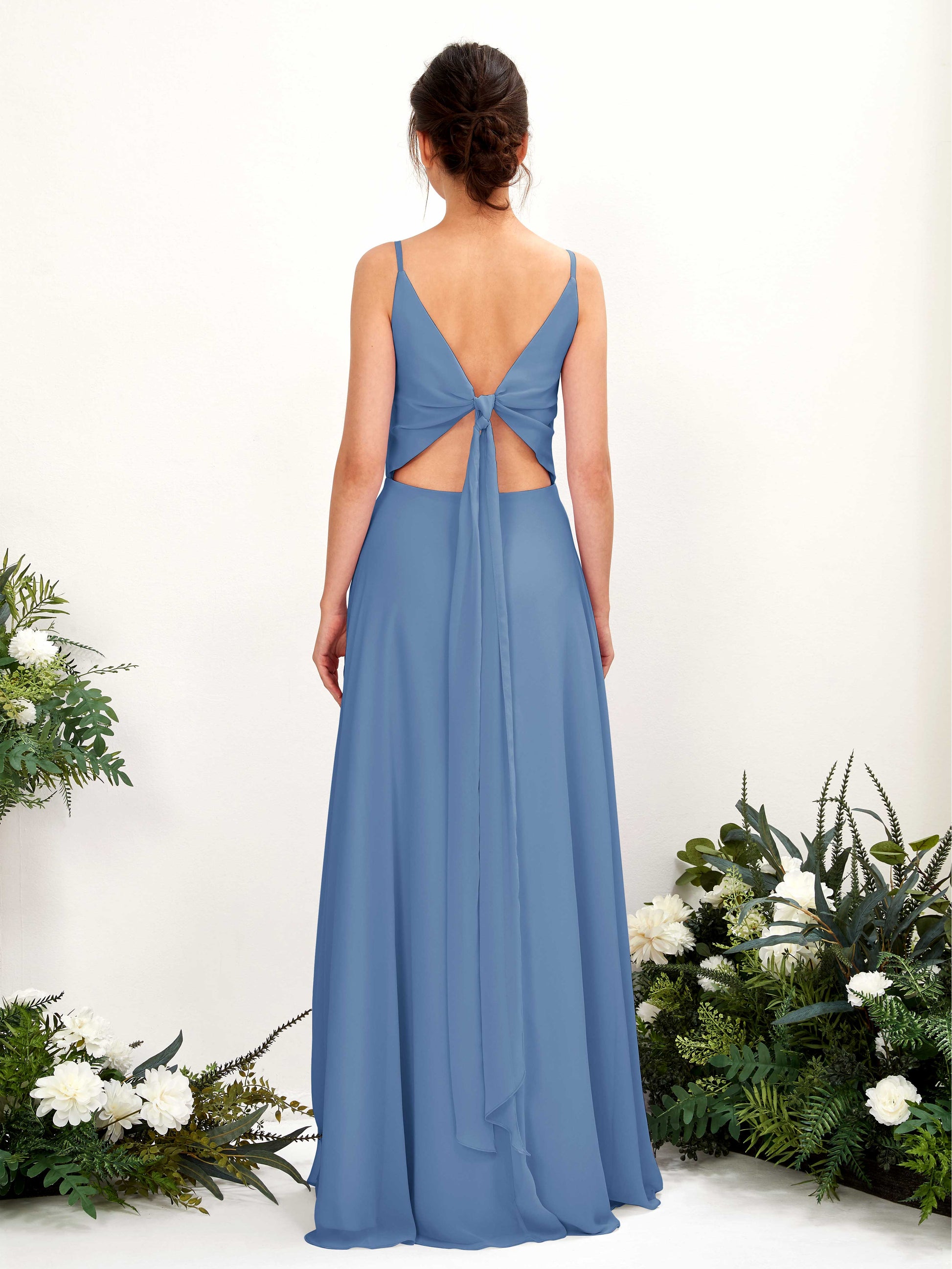 Elsa Dusty Blue Sleeveless Maxi Dress