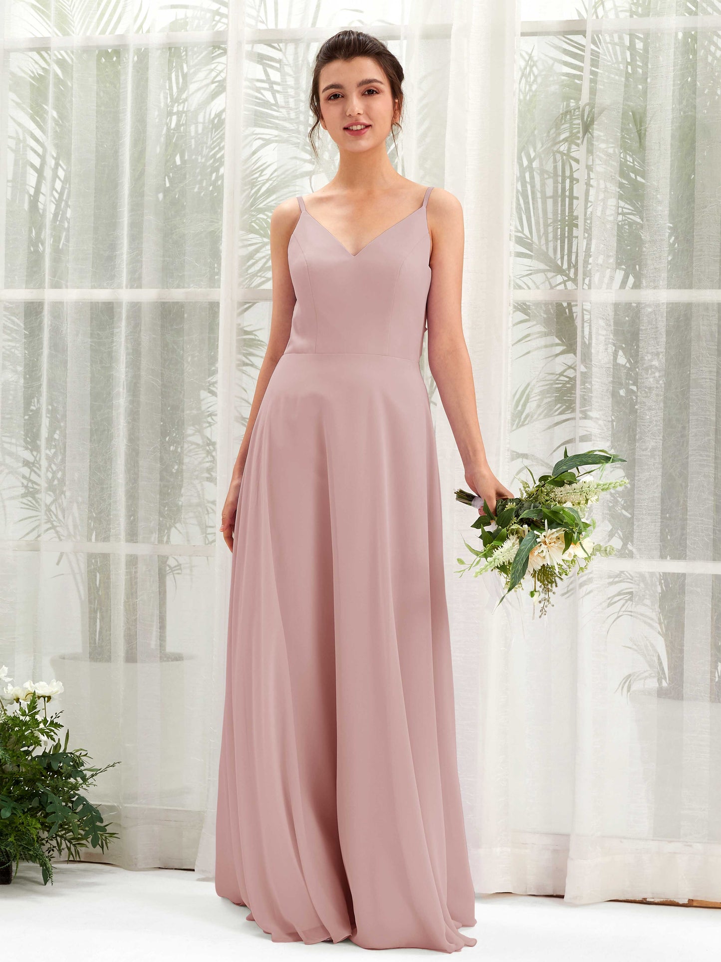 Elsa Dusty Rose Sleeveless Maxi Dress